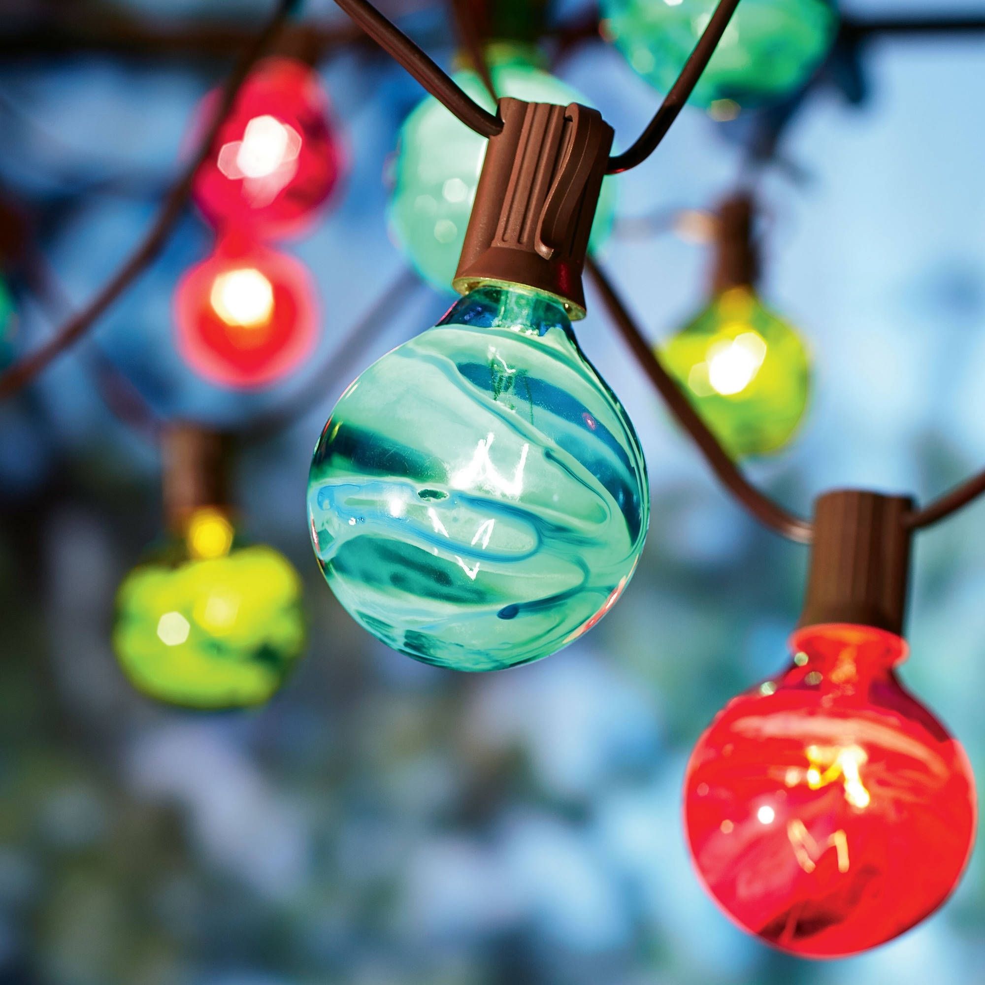 Best And Newest Outdoor Hanging Lights At Walmart Throughout Better Homes And Gardens Outdoor Marble Globe String Light Set (View 18 of 20)
