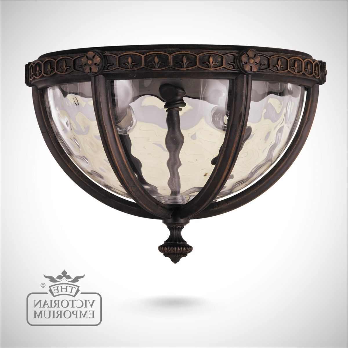 Black Victorian Medium Lamp Post With Lantern (View 15 of 20)