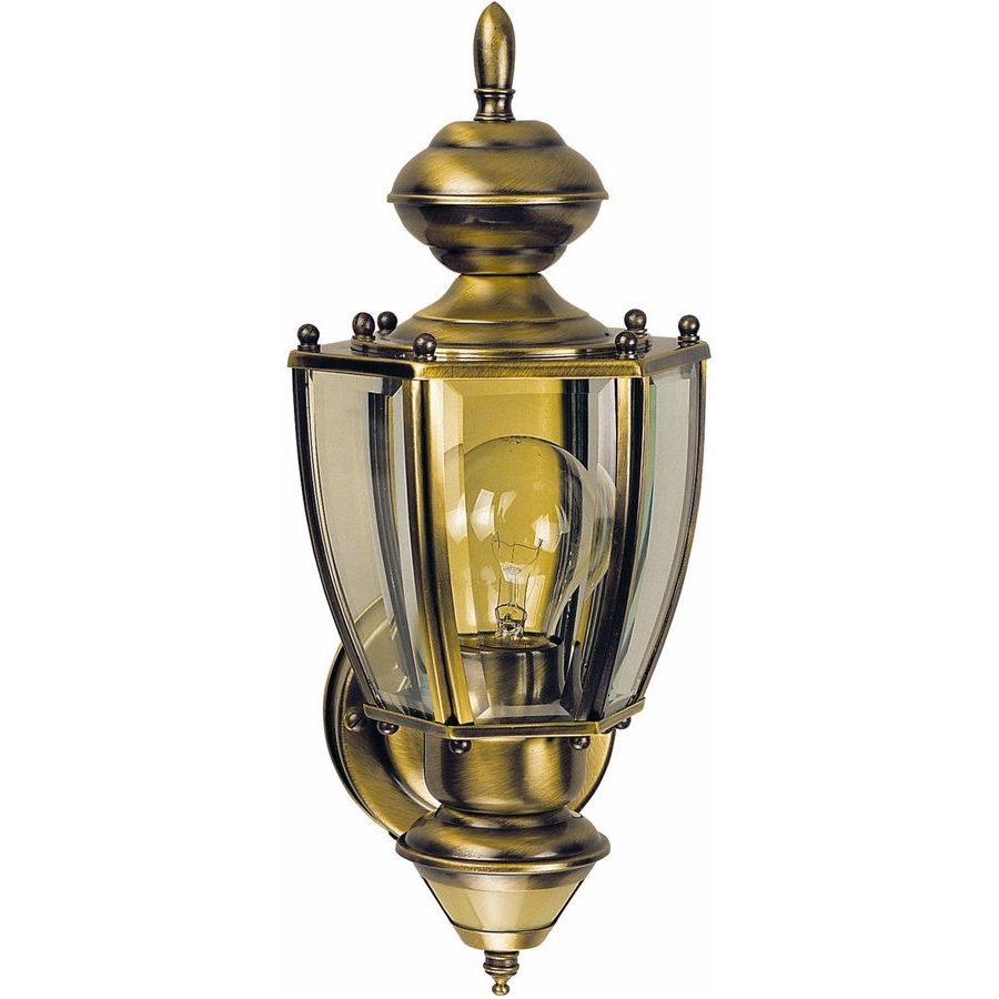 Brass Outdoor Ceiling Lights For Most Popular Shop Heath Zenith  (View 17 of 20)