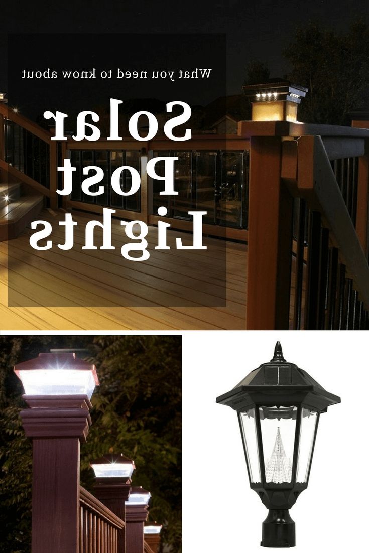 Contemporary Solar Driveway Lights At Target Regarding 2019 What You Need To Know About Solar Post Lights – The Solar Advantage (View 15 of 20)