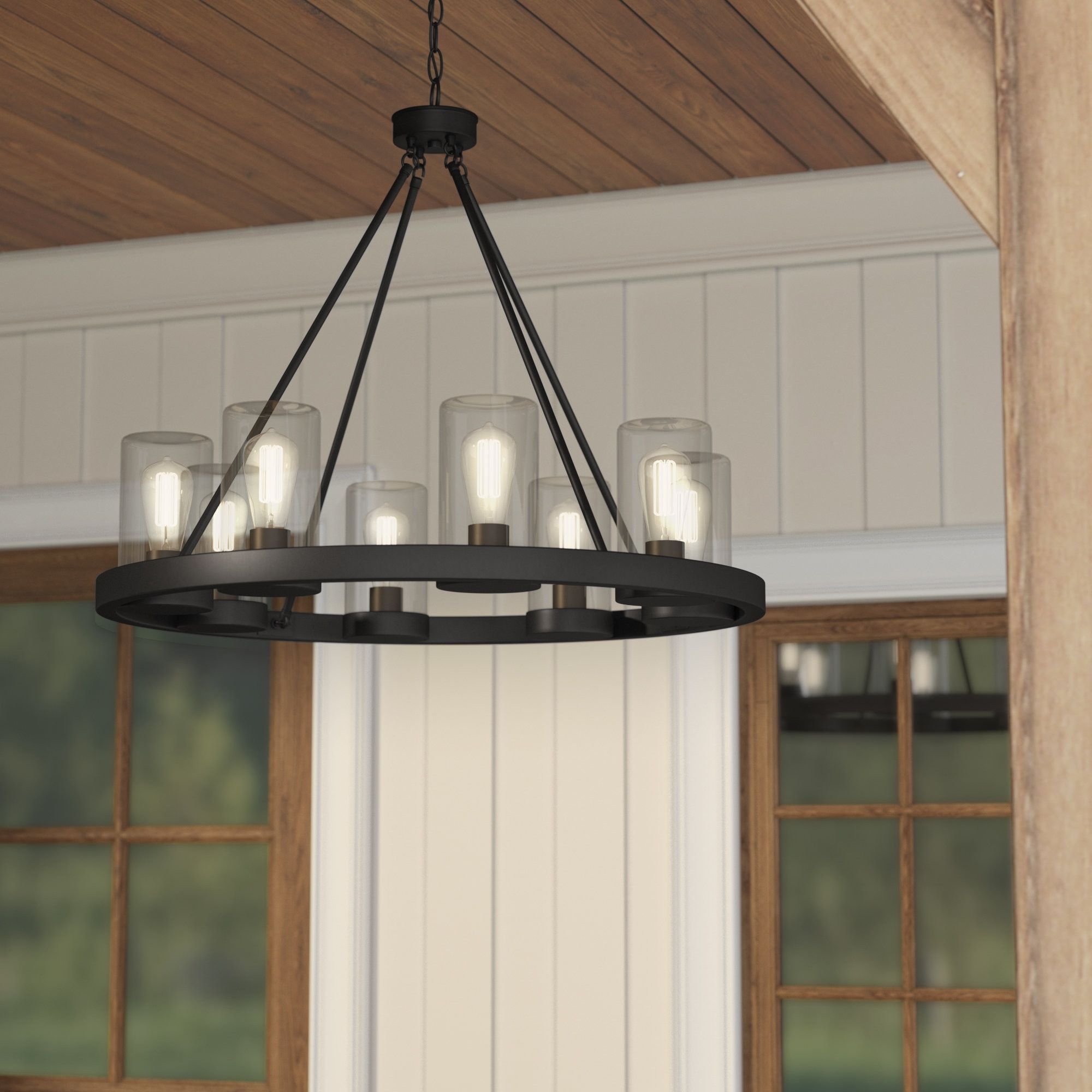 Current Wayfair Outdoor Hanging Lights Pertaining To Outdoor Chandelier Lighting New Outdoor Hanging Lights You Ll Love (View 17 of 20)