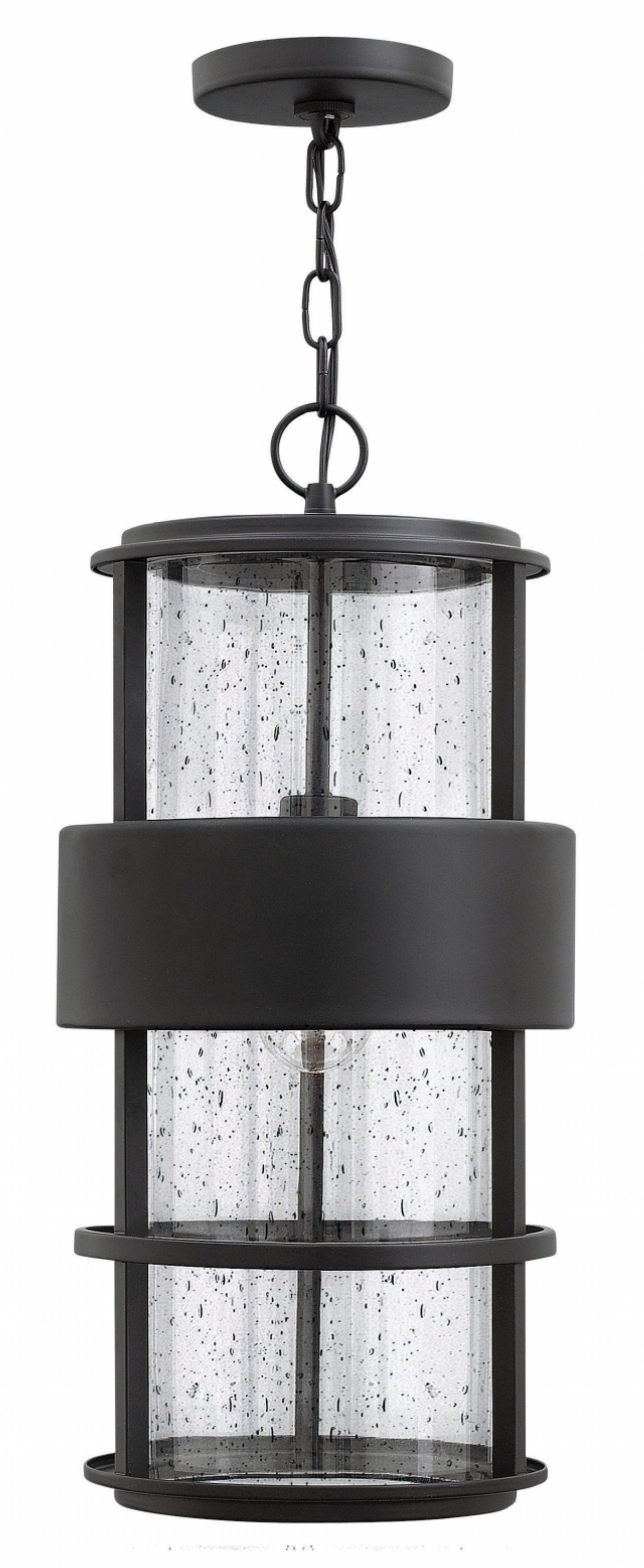 Famous Satin Black Saturn > Exterior Ceiling Mount Within Contemporary Hanging Porch Hinkley Lighting (View 6 of 20)