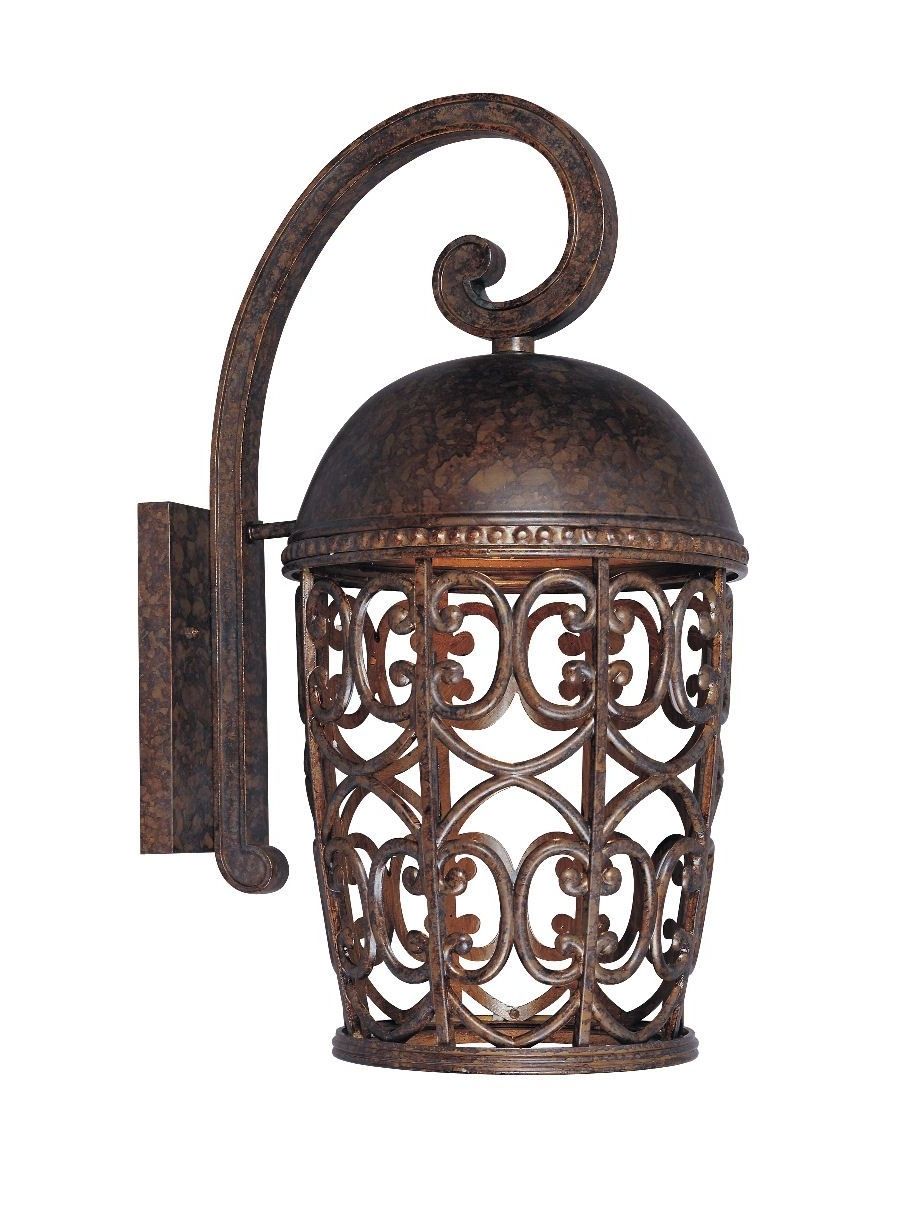 Fashionable Fountain 97593 Dark Sky Amherst Tuscan 10" Single Light Down With Regard To Tuscan Outdoor Wall Lighting (View 5 of 20)