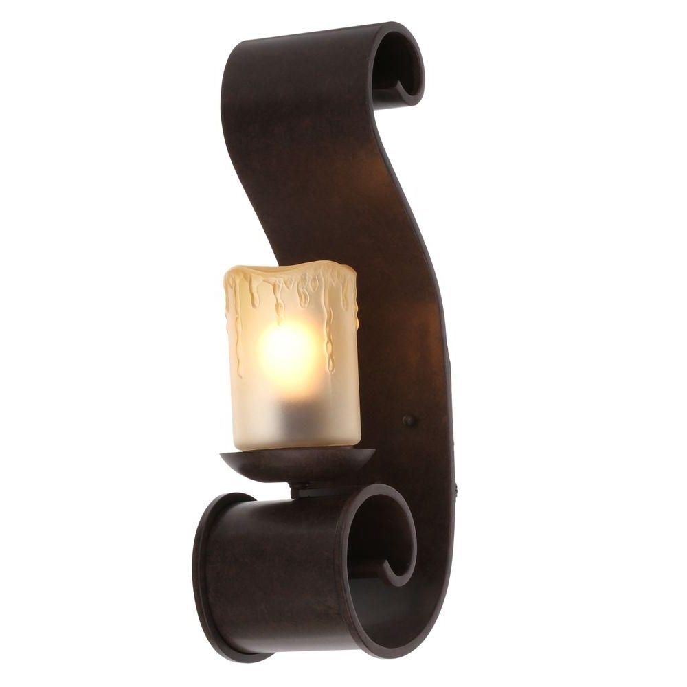 Favorite Adelaide Outdoor Wall Lighting Within World Imports Adelaide Collection Outdoor Bronze Medium Sconce (View 15 of 20)