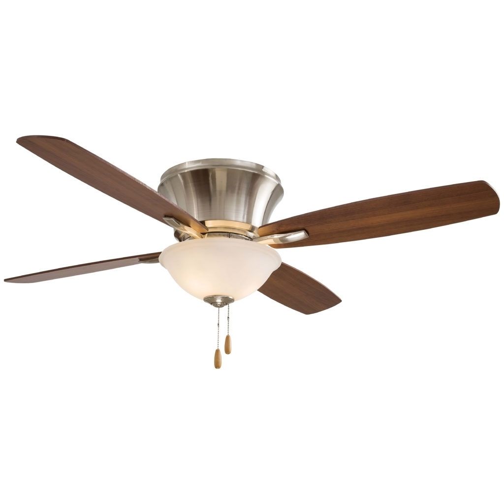 Flush Mount Ceiling Fan : 79 Astonishing Fans Without Lights With With Regard To Latest Modern Hampton Bay Outdoor Lighting At Wayfair (View 3 of 20)