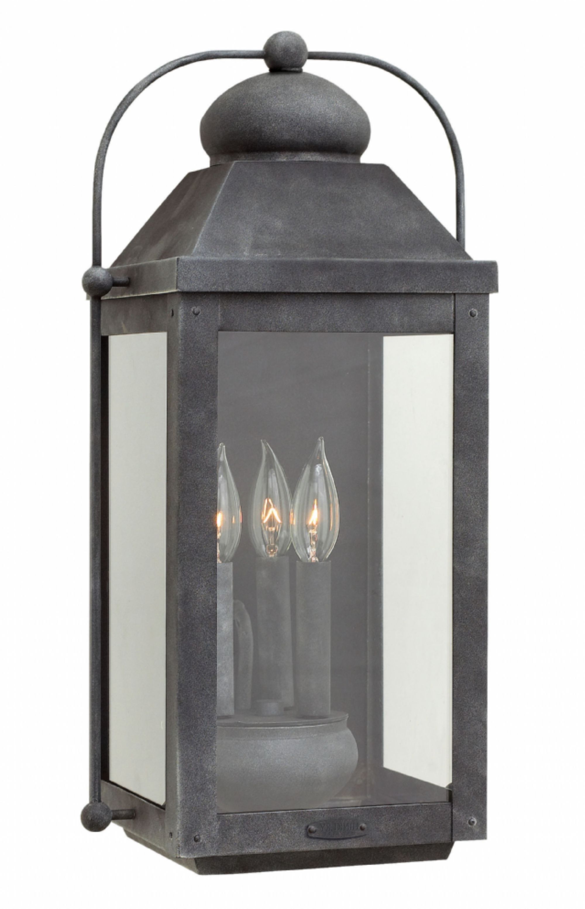 Hinkley Outdoor Wall Lighting In Latest Aged Zinc Anchorage > Exterior Wall Mount (View 1 of 20)