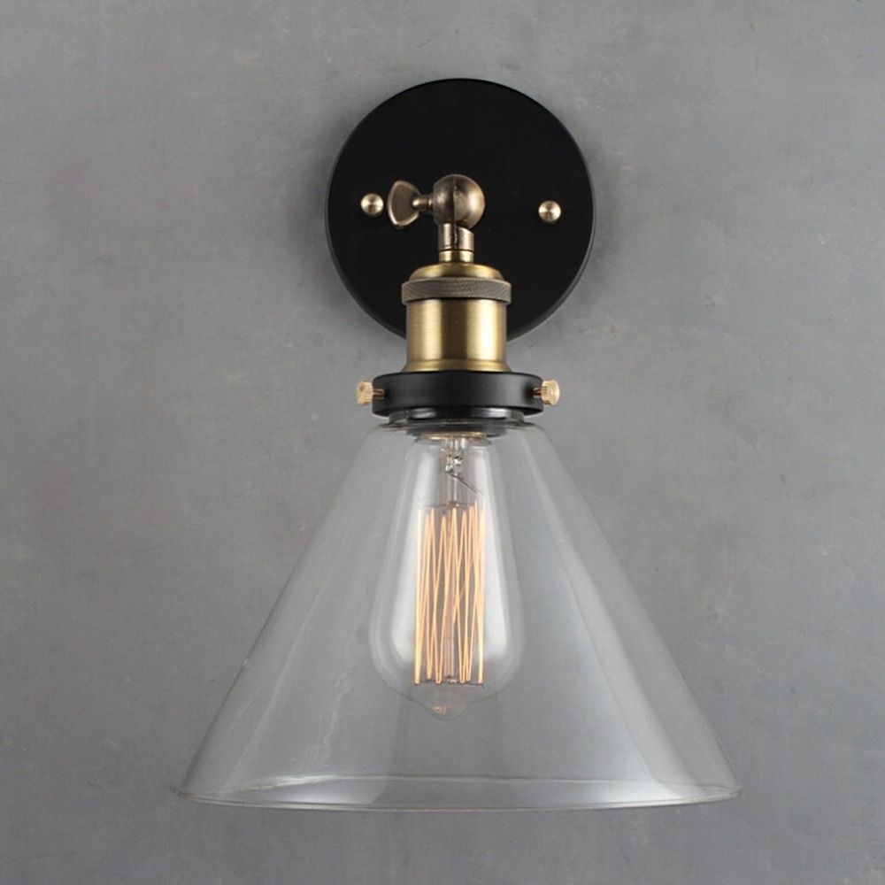 Loft Industrial Wall Sconce American Vintage Wall Lamp Retro Outdoor For Most Up To Date Retro Outdoor Wall Lighting (View 14 of 20)