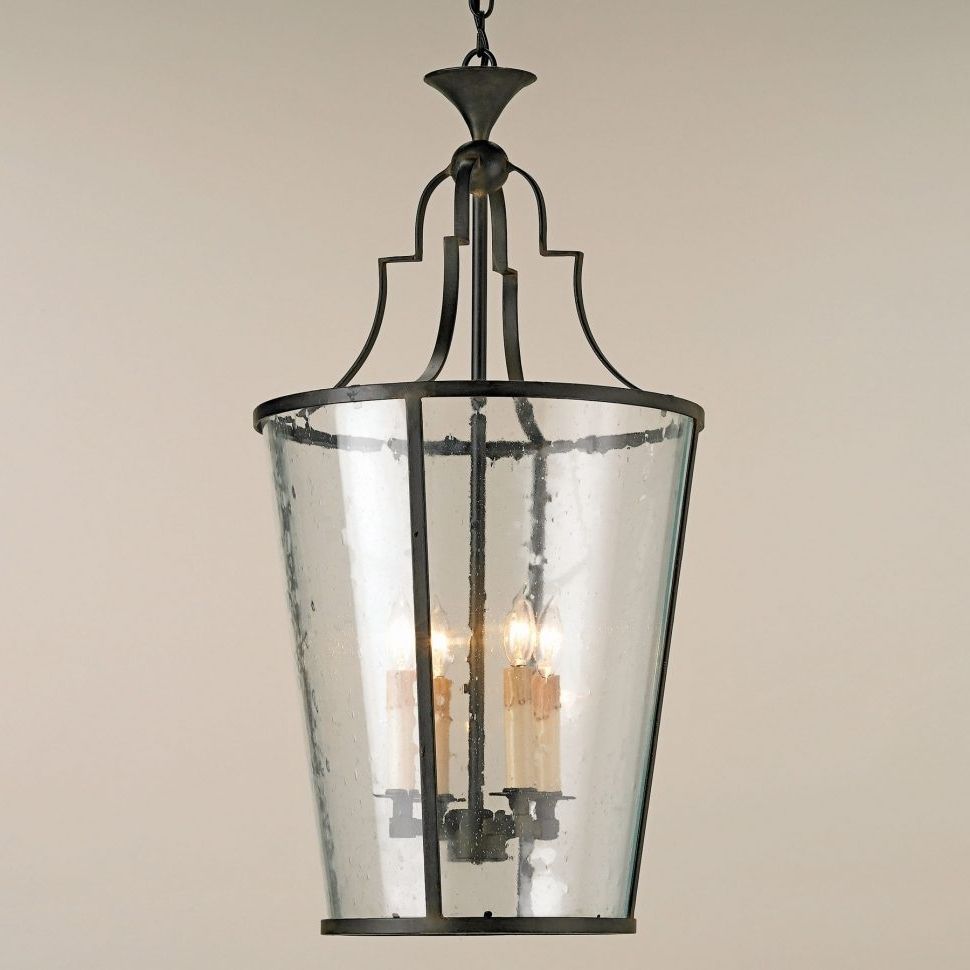 Most Current Chandeliers Design : Wonderful Large Black Lantern Chandelier Style Intended For Big Outdoor Hanging Lights (View 8 of 20)
