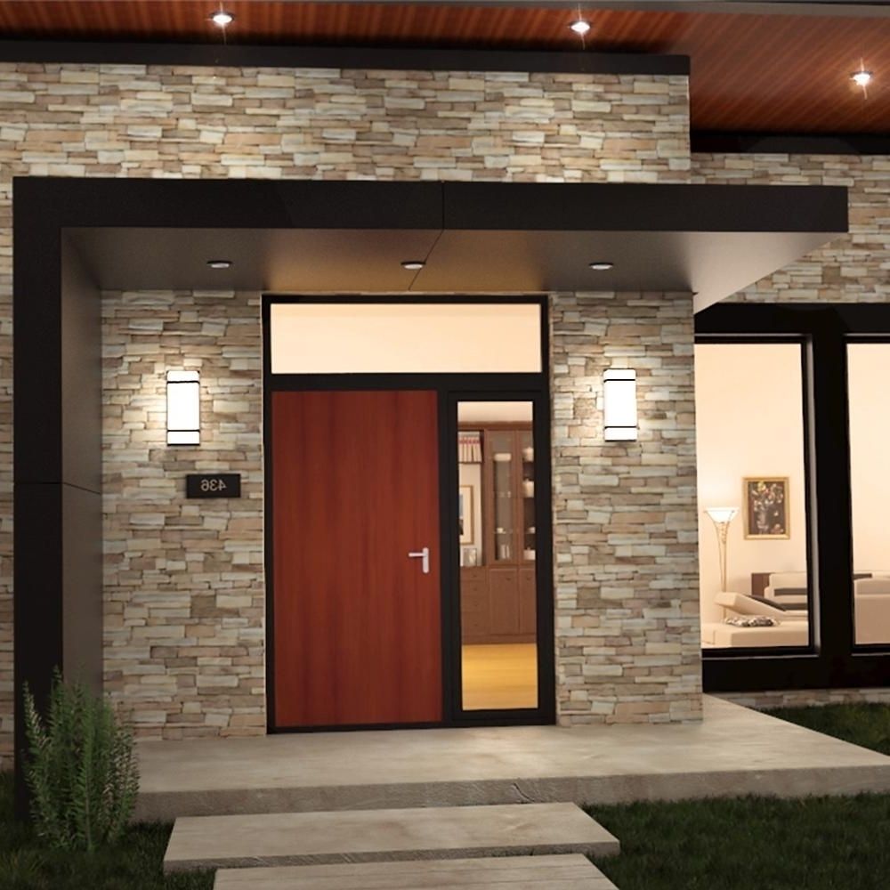 Most Current Outdoor Lighting Sconces Modern — Bistrodre Porch And Landscape Ideas Regarding Modern And Contemporary Outdoor Lighting Sconces (View 14 of 20)