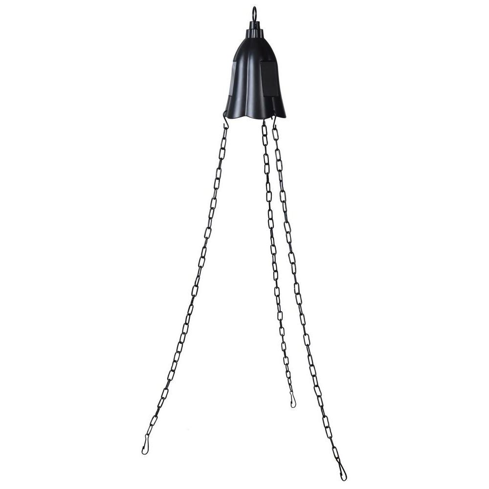 Most Recent Moonrays Outdoor 1 Light Solar Powered Integrated Led Black Hanging Intended For Outdoor Hanging Basket Lights (View 11 of 20)