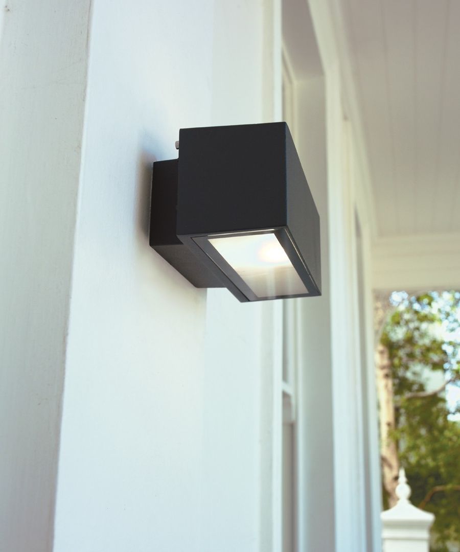Most Up To Date Beacon Lighting Outdoor Wall Lights Intended For Pilot 1 Light Exterior Wall Bracket In Charcoal,lighting,beacon Lighting (View 17 of 20)