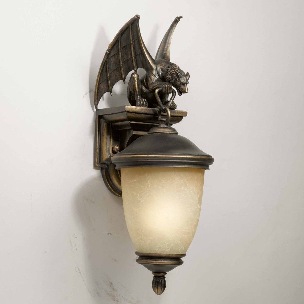 Newest Awesome Triarch 75250 14 Gargoyle Outdoor Wall Mount Lantern Ideas Pertaining To Outdoor Wall Mounted Decorative Lighting (View 5 of 20)