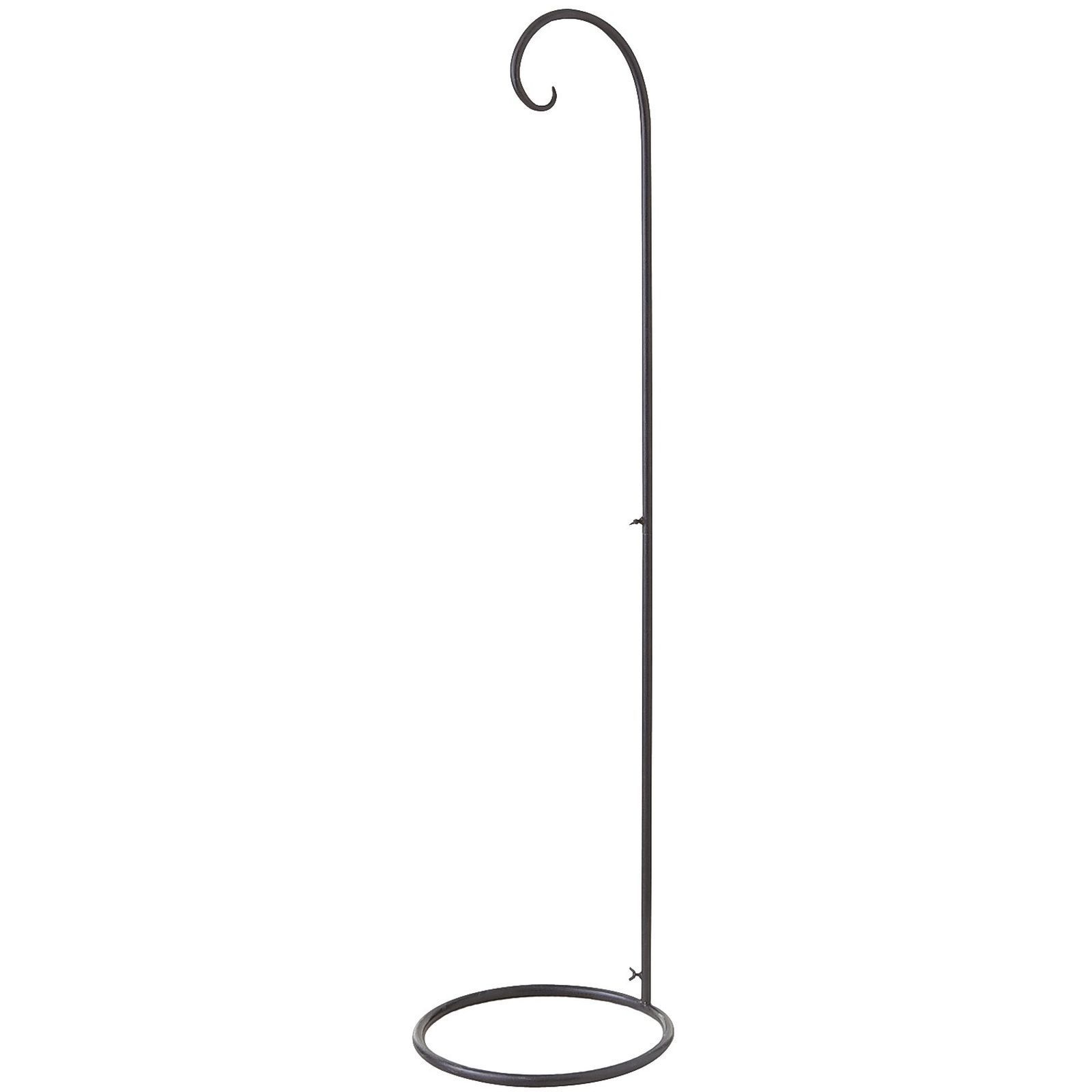 Outdoor Hanging Lanterns With Stand With Regard To 2019 Crafted Of Wrought Iron, This Sturdy Stand Accommodates Hanging (View 1 of 20)