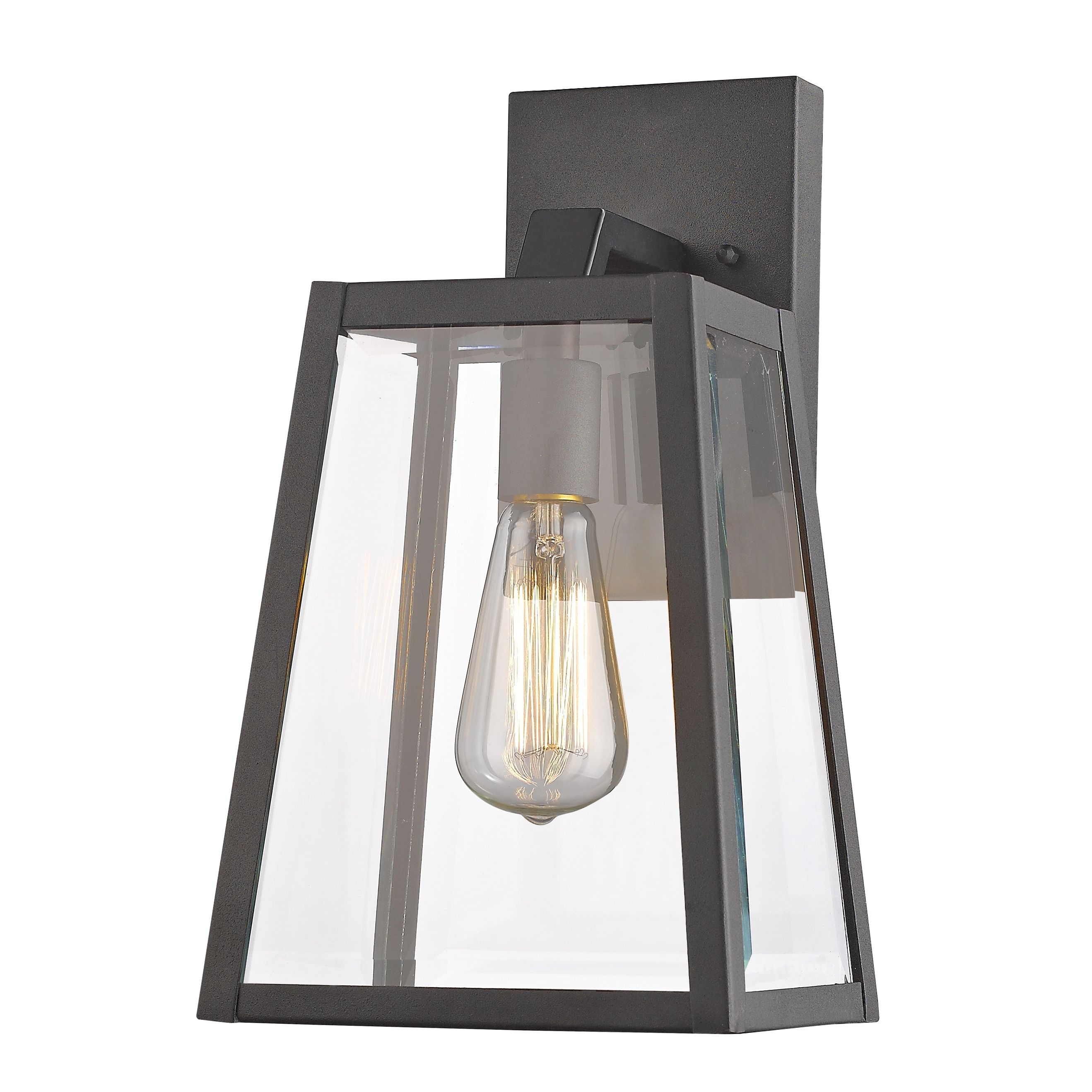 Outdoor Lighting And Light Fixtures At Wayfair With Most Current Light : Wall Mount Outdoor Lighting Monte Grande Slate Lantern Savoy (View 8 of 20)