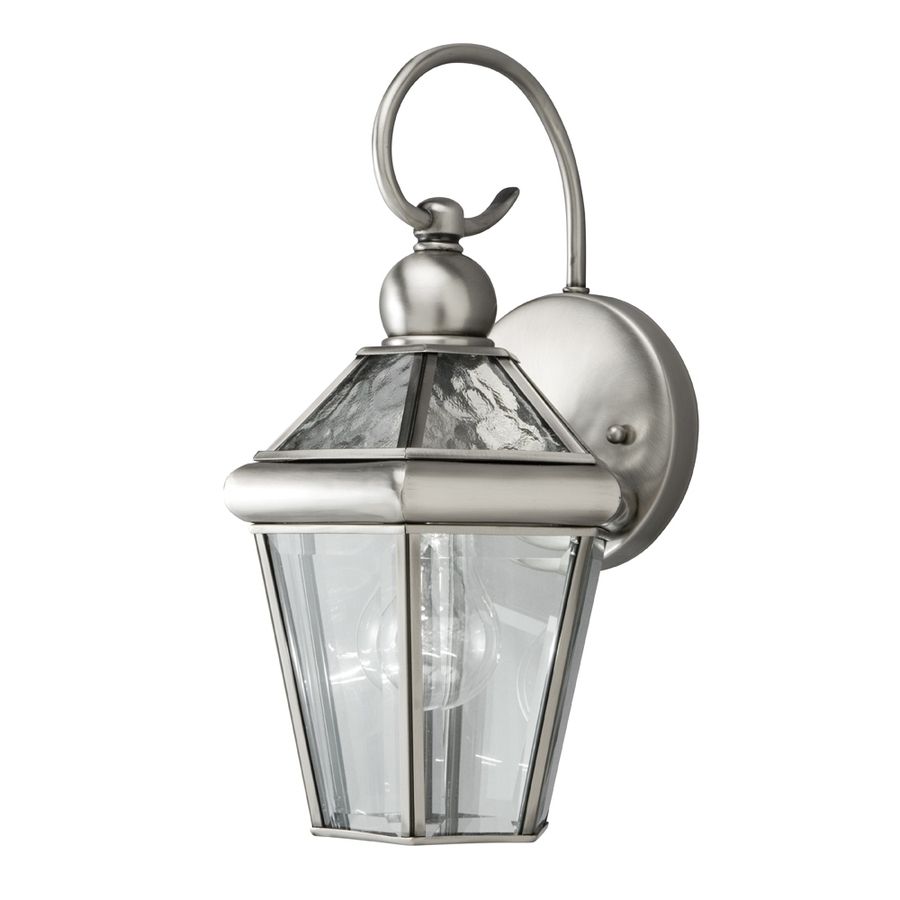 Pewter Outdoor Wall Lights For Well Liked Shop Portfolio Capretti  (View 16 of 20)