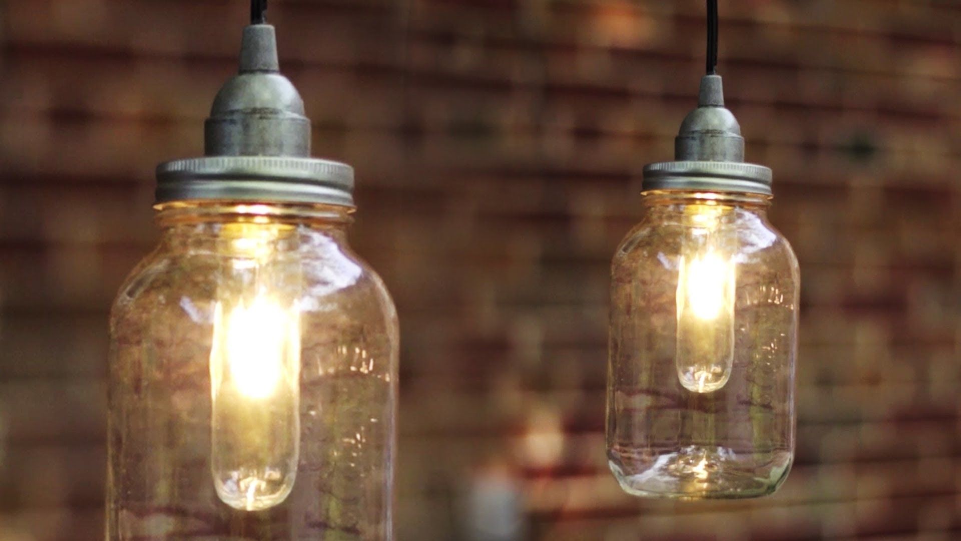 Recent Outdoor Hanging Mason Jar Lights Regarding Diy Mason Jar Light / Lantern – Youtube (View 2 of 20)