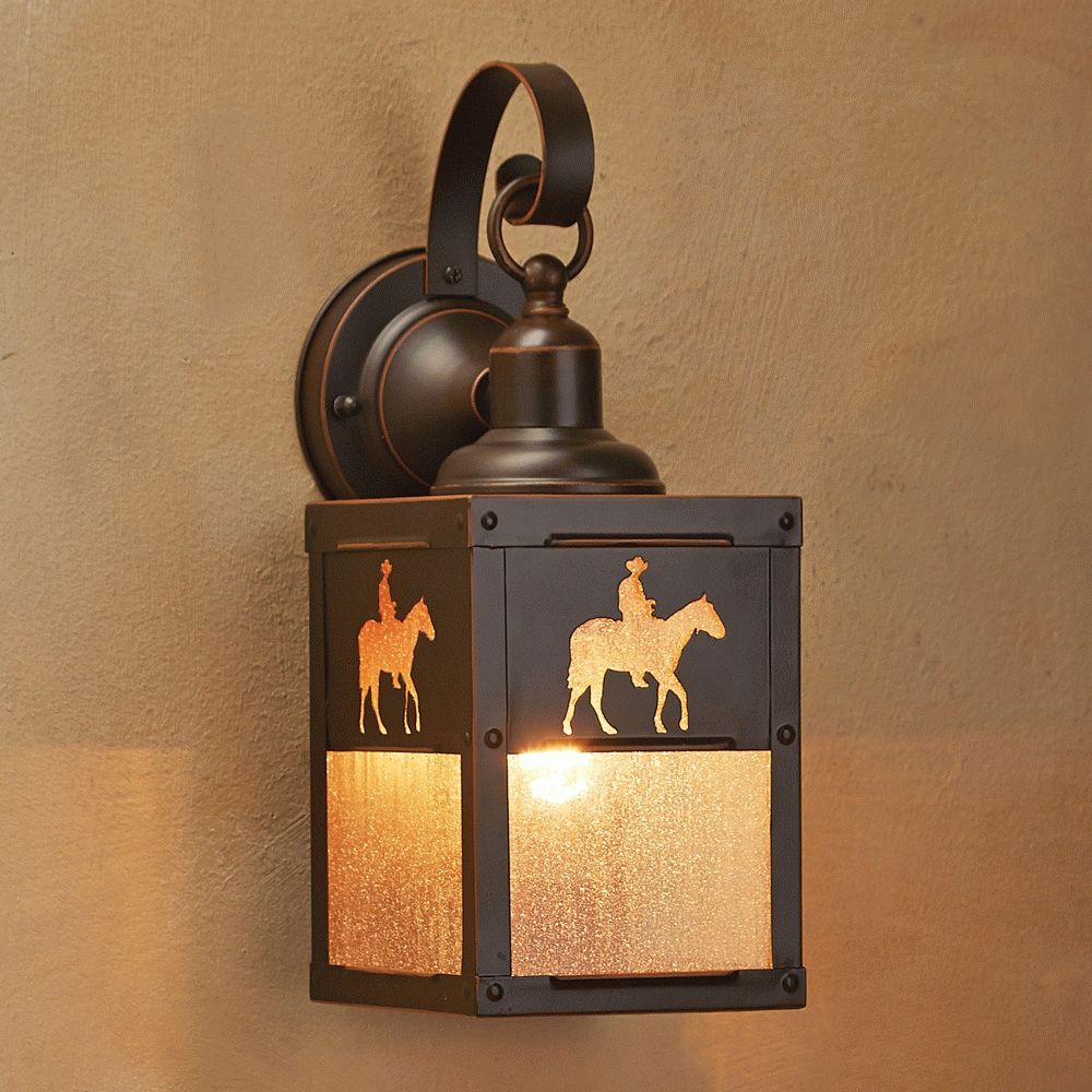 Rustic Sconces, Vanity Lights & Western Lamps Throughout 2019 Outdoor Hanging Wall Lanterns (View 18 of 20)