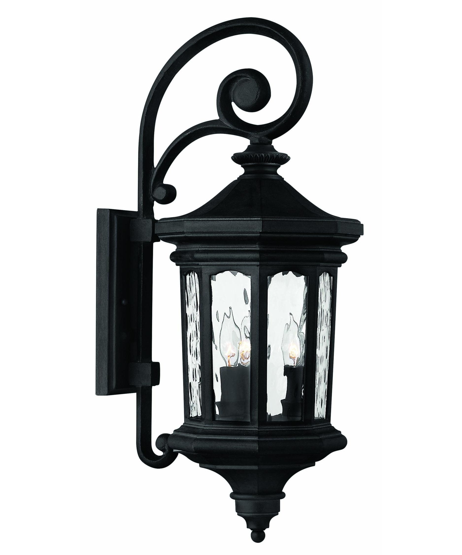 Traditional Outdoor Ceiling Lights With Trendy Hinkley Lighting 1604 Raley 10 Inch Wide 3 Light Outdoor Wall Light (View 14 of 20)