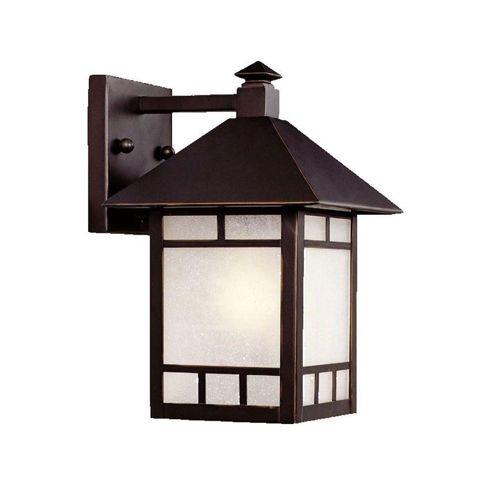 Trendy Acclaim Lighting Artisan Collection 1 Light Matte Black Outdoor Wall With Regard To Outdoor Wall Lighting At Wayfair (View 9 of 20)