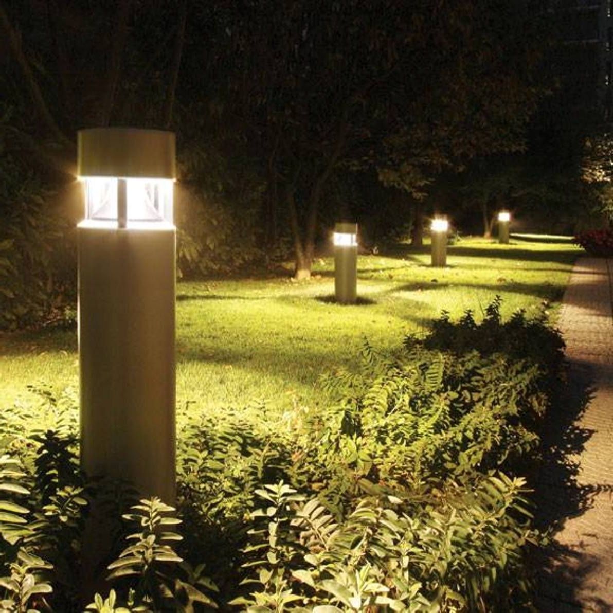 Trendy Contemporary Outdoor Post Light Fixtures – Outdoor Designs Within Contemporary Solar Garden Lighting Fixtures (View 4 of 20)