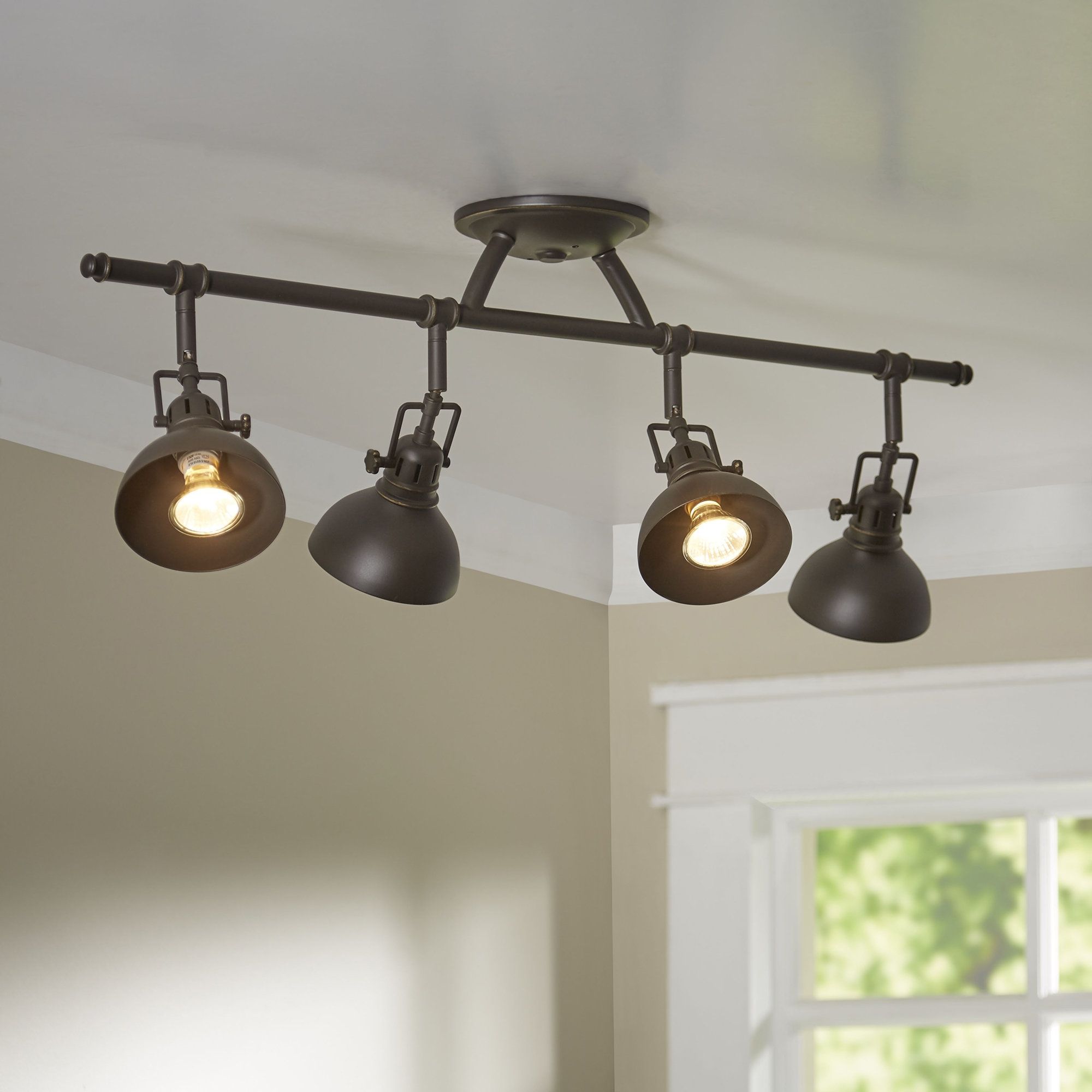 Trendy Modern Hampton Bay Outdoor Lighting At Wayfair Within Track Lighting You'll Love (View 6 of 20)