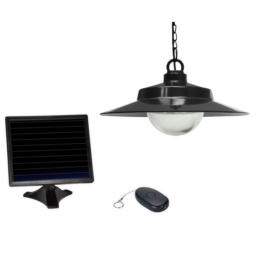 Well Known Shop Sunforce 5.31 In Black Solar Outdoor Pendant Light At Lowes Regarding Outdoor Ceiling Lights At Lowes (Photo 18 of 20)