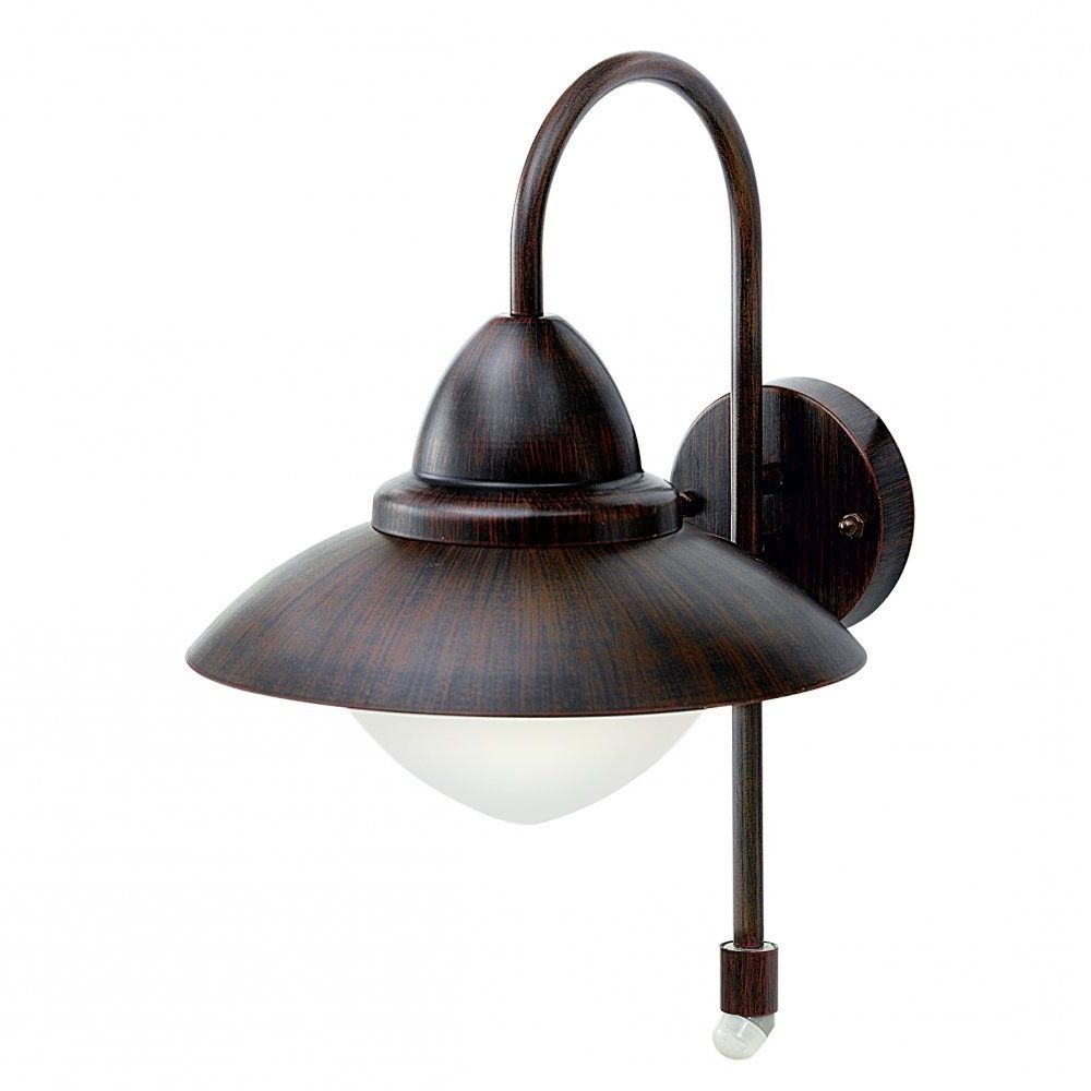 Well Liked Eglo Lighting 88711 Sidney Single Light Outdoor Wall Fitting With Throughout Garden Porch Light Fixtures At Wayfair (View 15 of 20)