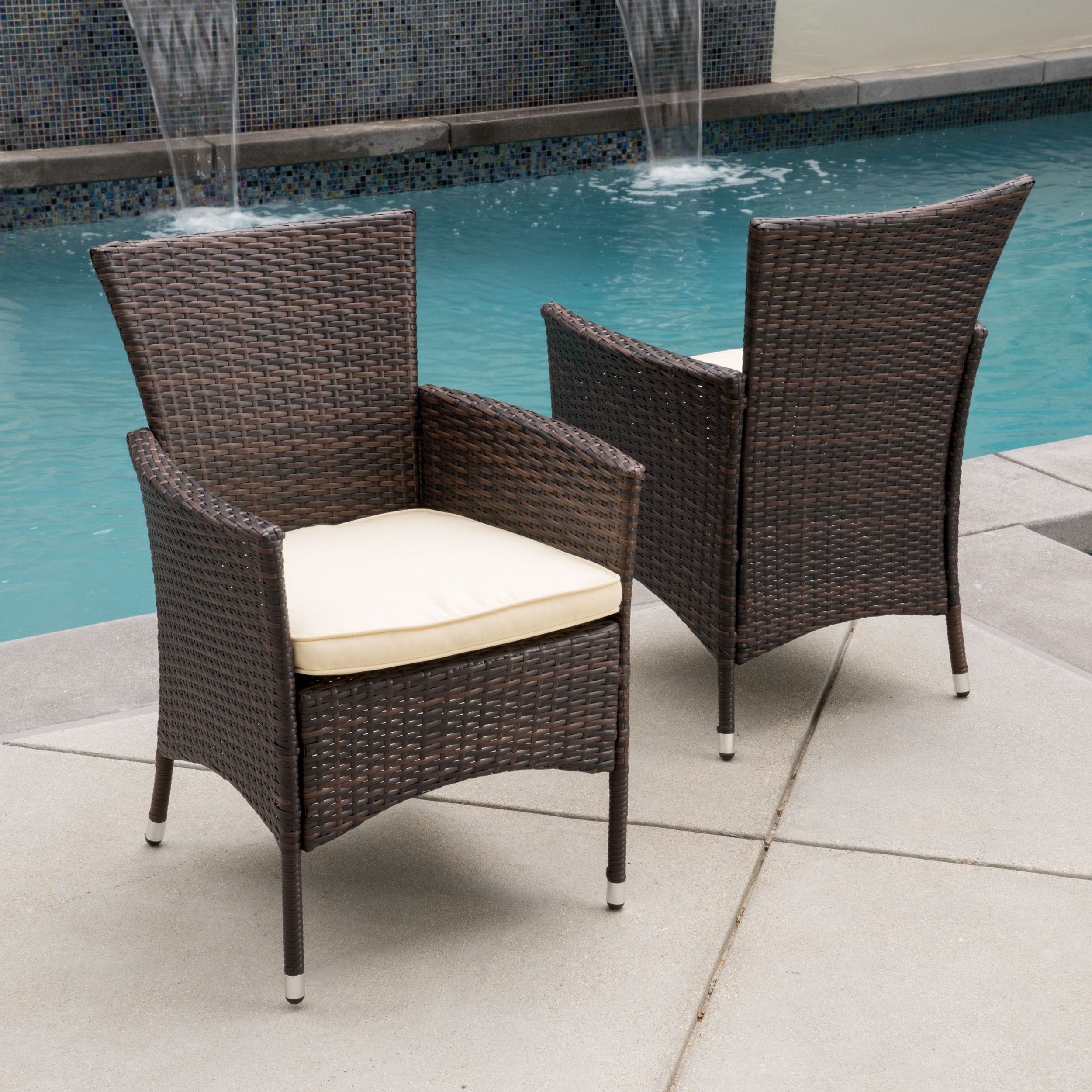 Well Liked Furniture: Modern Pool Decoration With Wicker Hampton Bay Patio In Modern Hampton Bay Outdoor Lighting At Wayfair (View 16 of 20)