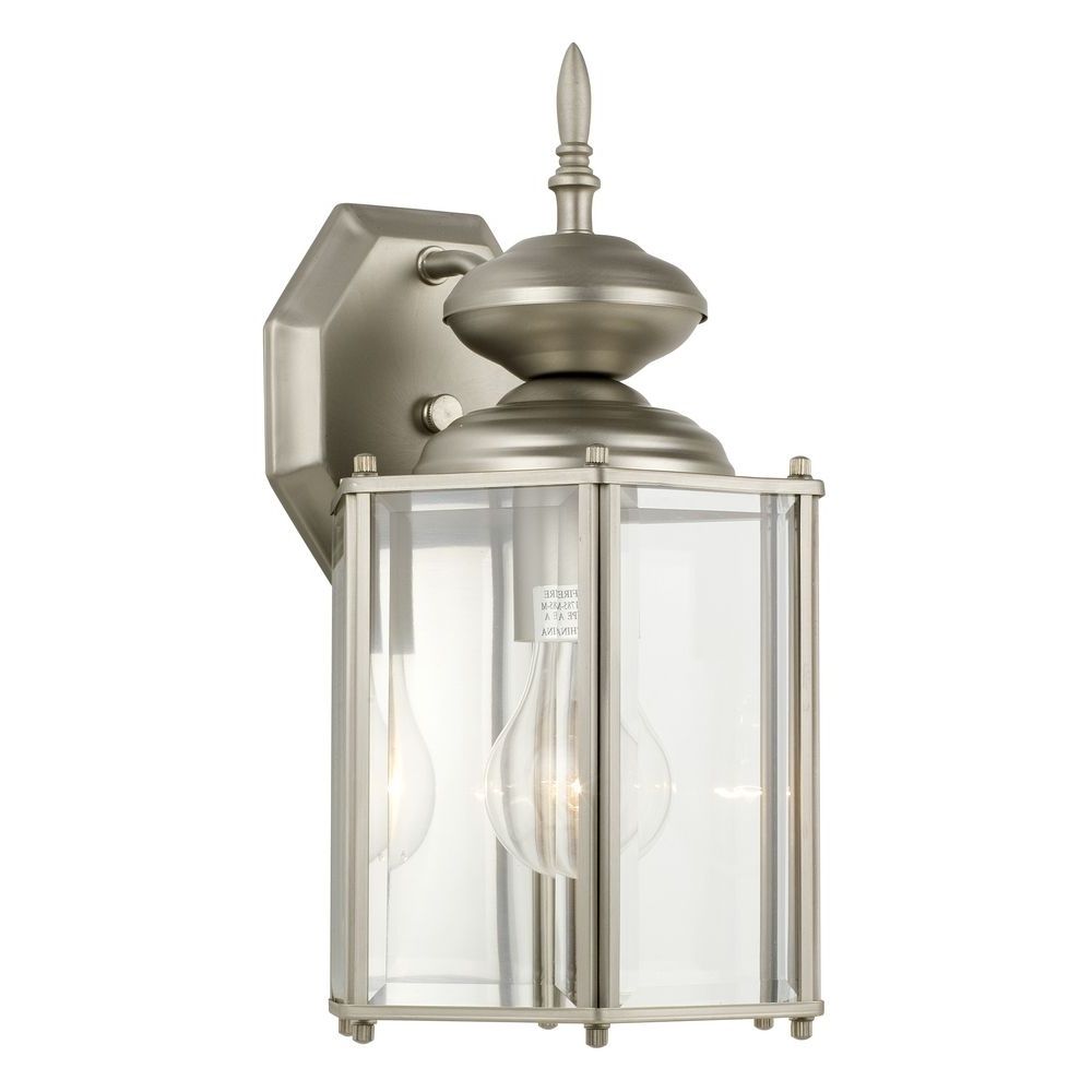 Well Liked Pewter Outdoor Wall Lights With Regard To Lantern Style Outdoor Wall Light (View 4 of 20)