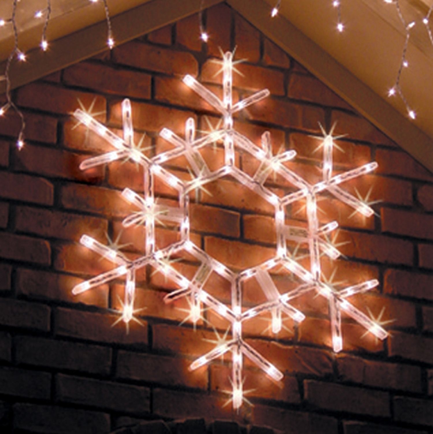 Yard Decorations, Snowflake Intended For Outdoor Hanging Ornament Lights (View 5 of 20)