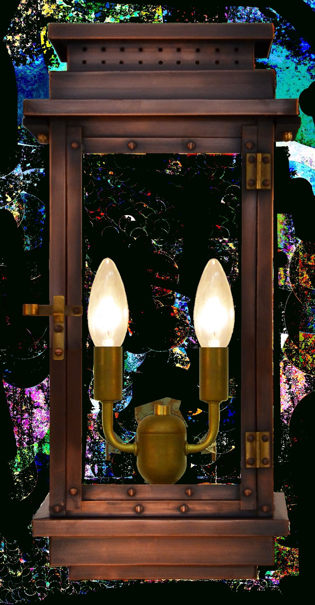 Copper Outdoor Electric Lanterns In Trendy Contempo Gas Or Electric Copper Lantern – Outdoor Lighting – French (View 8 of 20)