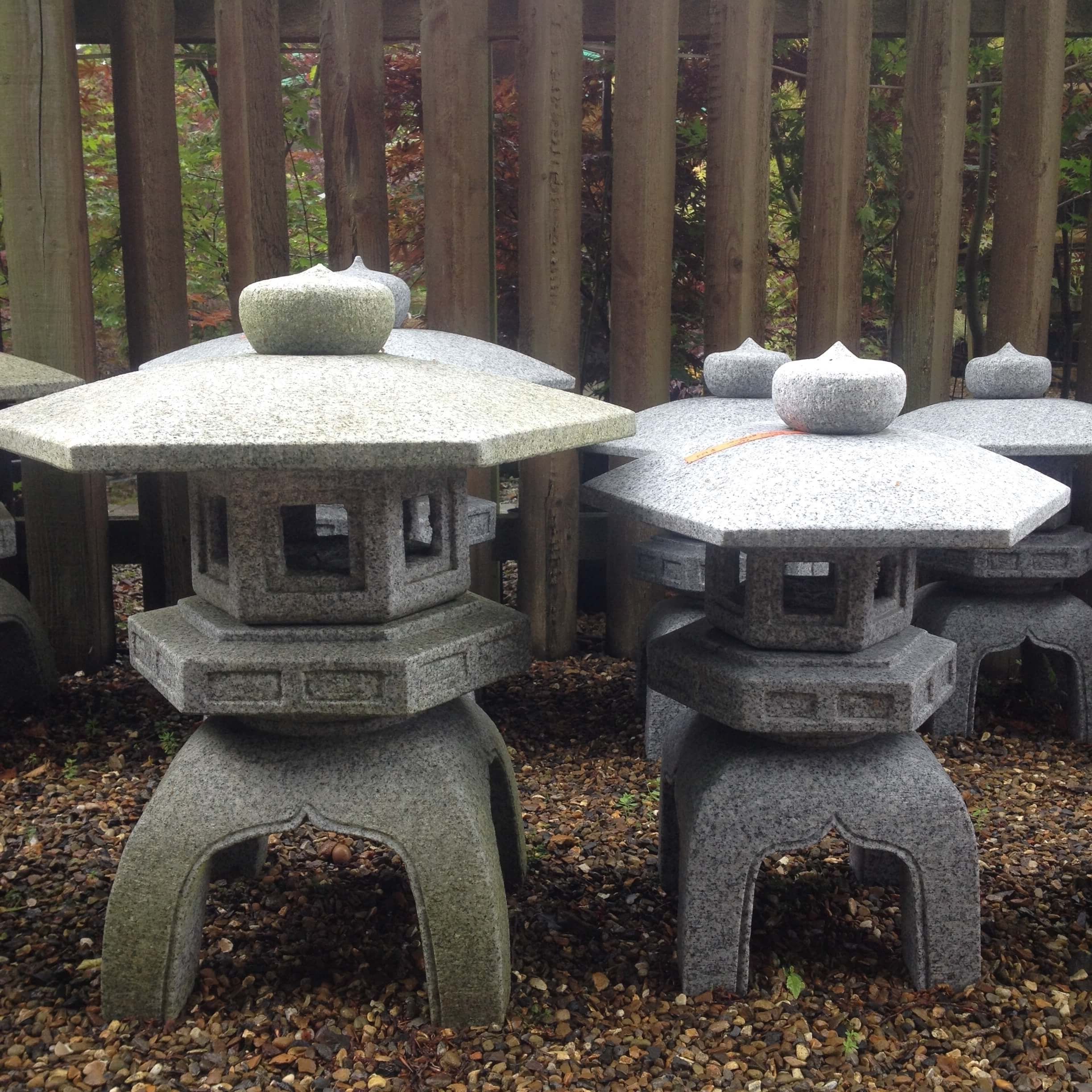 Kodai Rokkaku Yukimi Japanese Stone Lantern For Oriental Gardens Inside Preferred Outdoor Japanese Lanterns (View 14 of 20)