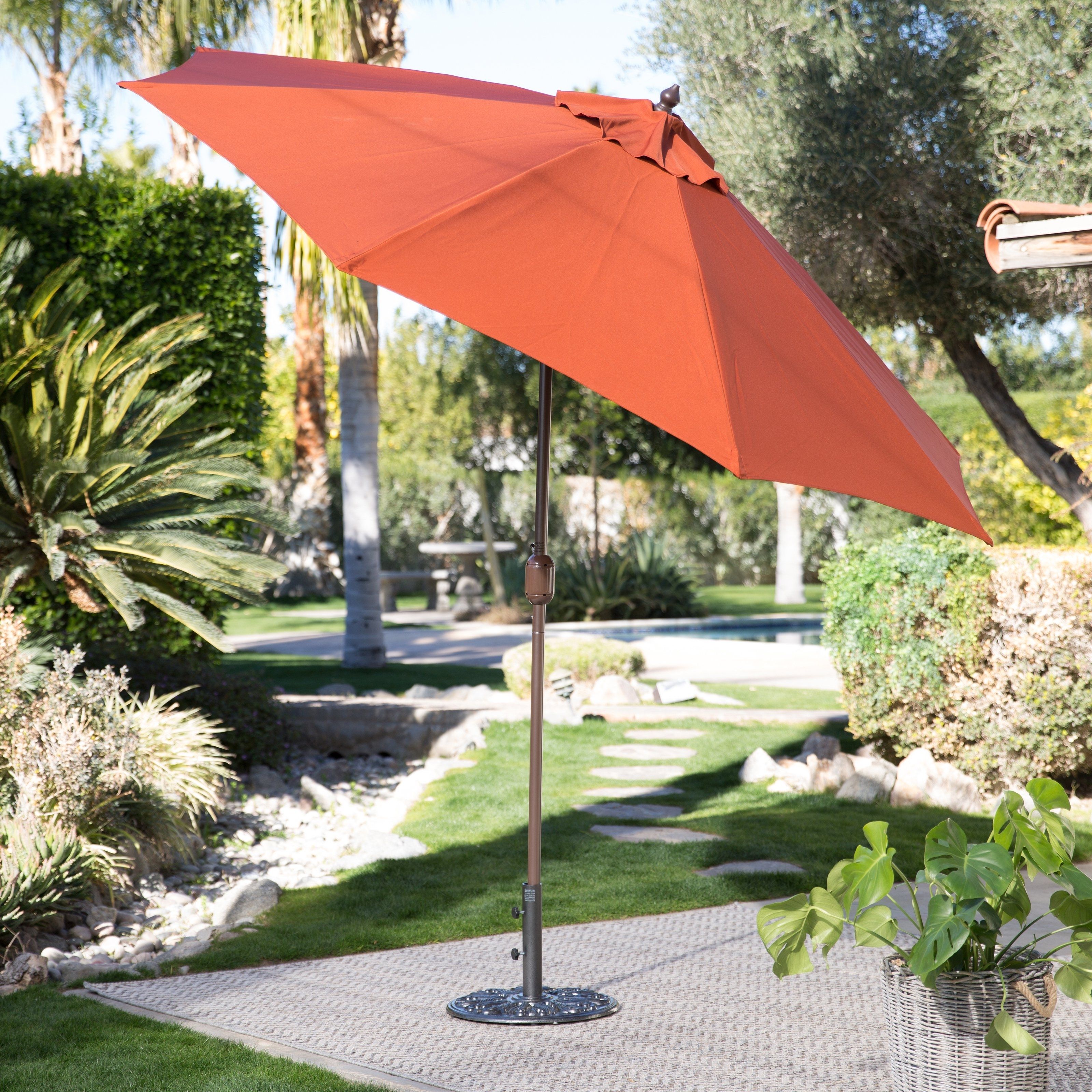 Latest Walmart Patio Umbrellas Pertaining To Coral Coast 9 Ft (View 2 of 20)