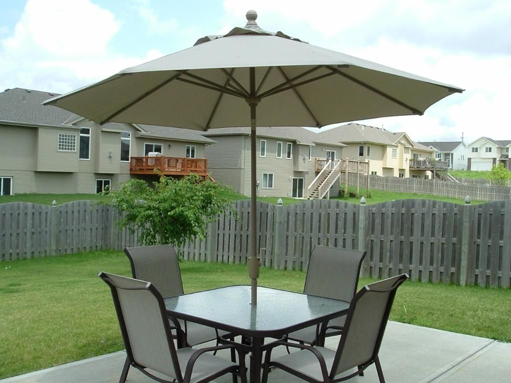 Most Current Popular Patio Table Umbrella — Wilson Home Ideas : Making Patio With Patio Table And Chairs With Umbrellas (View 1 of 20)