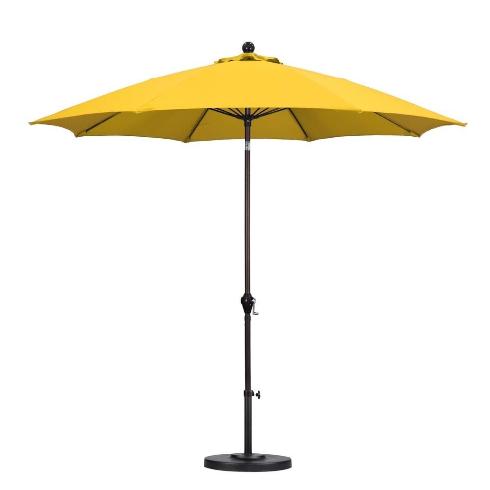 Most Current Yellow Patio Umbrellas Inside California Umbrella 9 Ft (View 1 of 20)