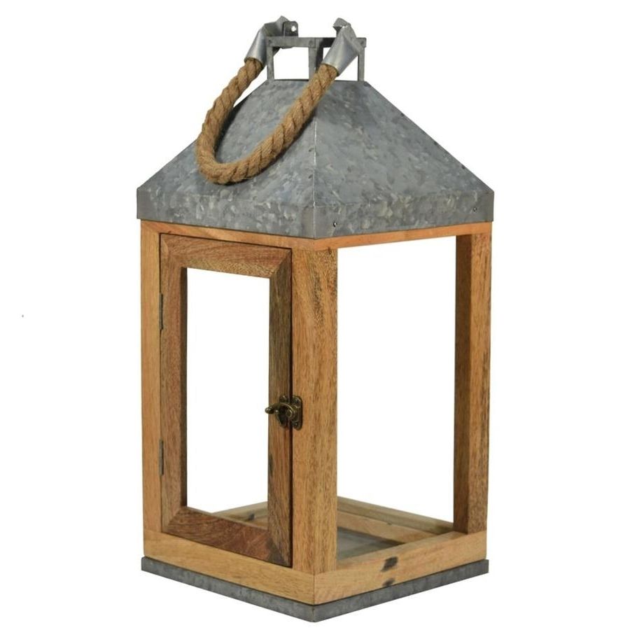 Most Recently Released Outdoor Empty Lanterns Regarding Shop Outdoor Decorative Lanterns At Lowes (View 11 of 20)