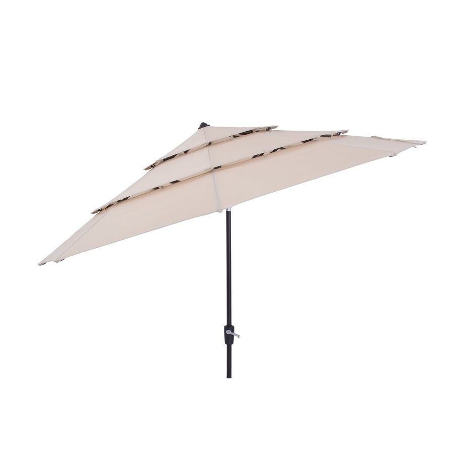 Newest Shop Patio Umbrellas At Lowes Regarding Grey Patio Umbrellas (View 9 of 20)