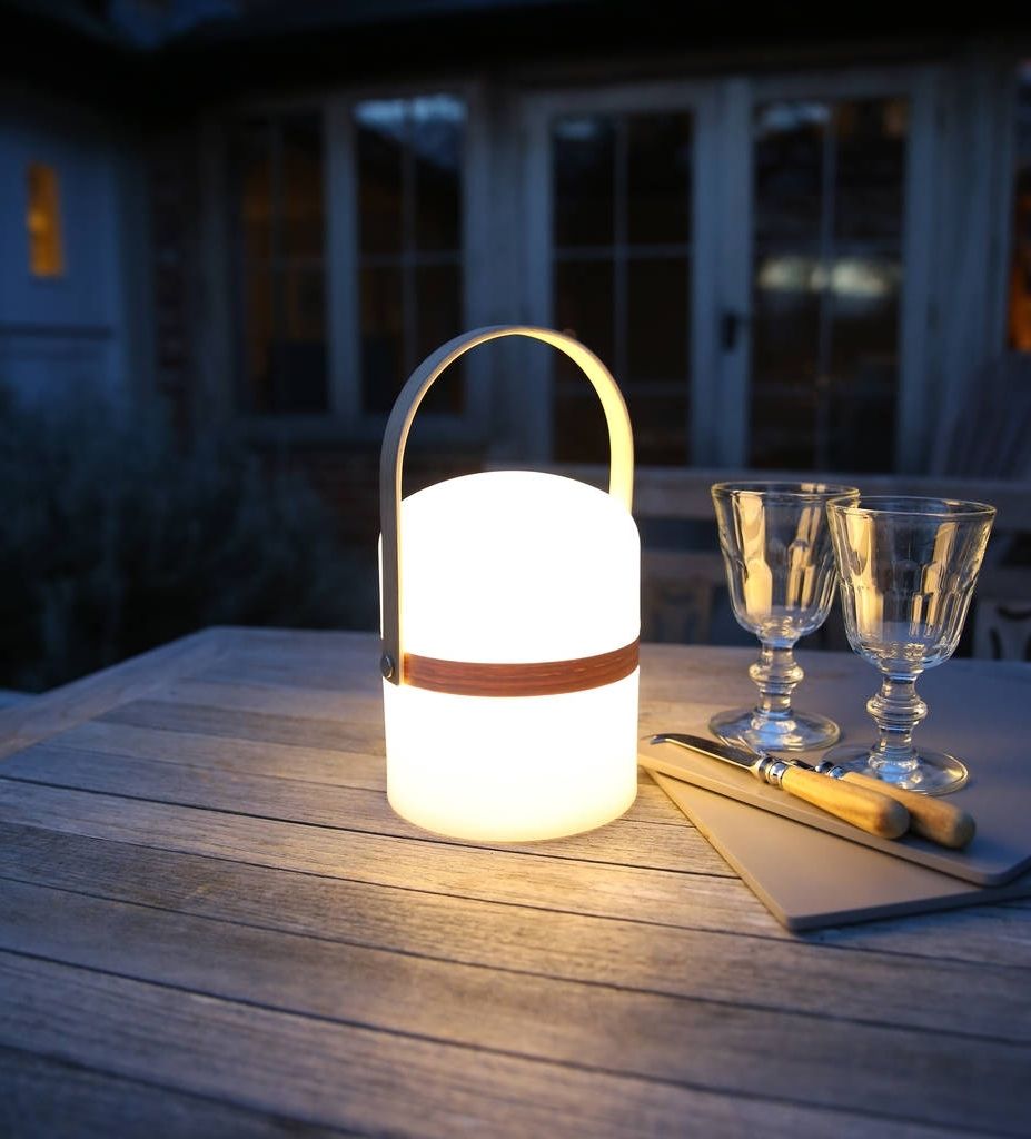 Outdoor Rechargeable Lanterns For Widely Used Salcombe Rechargeable Garden Lanternred Lilly (View 1 of 20)