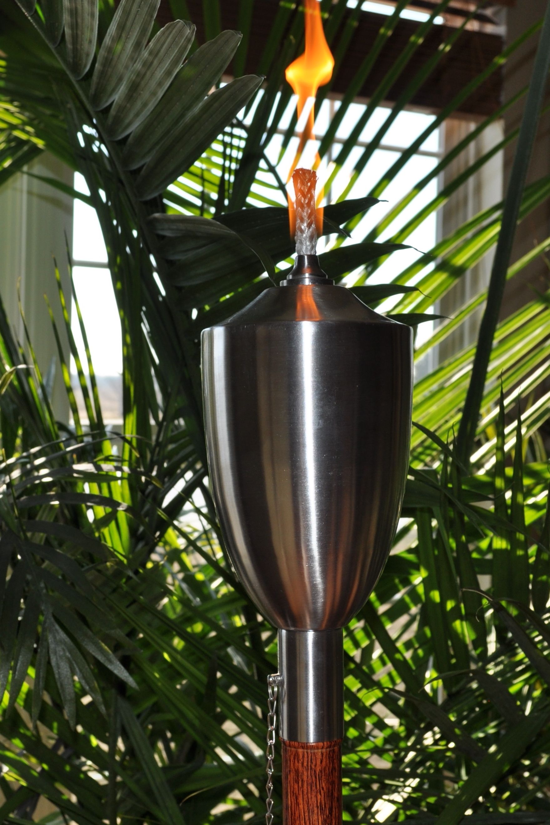 Outdoor Tiki Lanterns Throughout Best And Newest Tiki Torches, Citronella Oil Torch Poles, Outdoor Patio Garden (View 2 of 20)