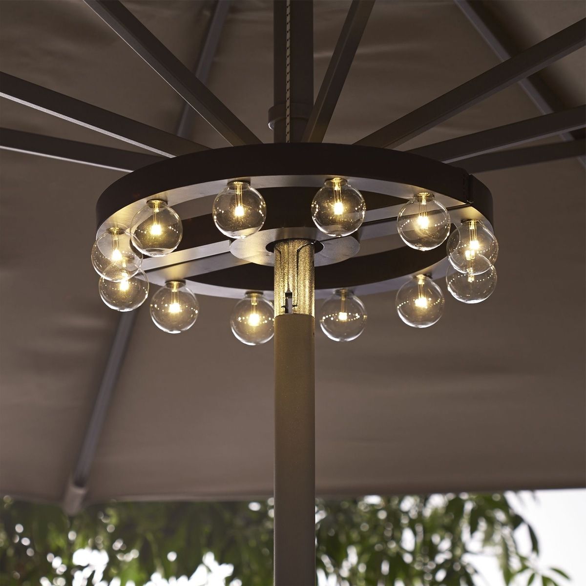 Patio Umbrella Light — Mistikcamping Home Design : Different Patio With Recent Lighted Patio Umbrellas (Photo 4 of 20)