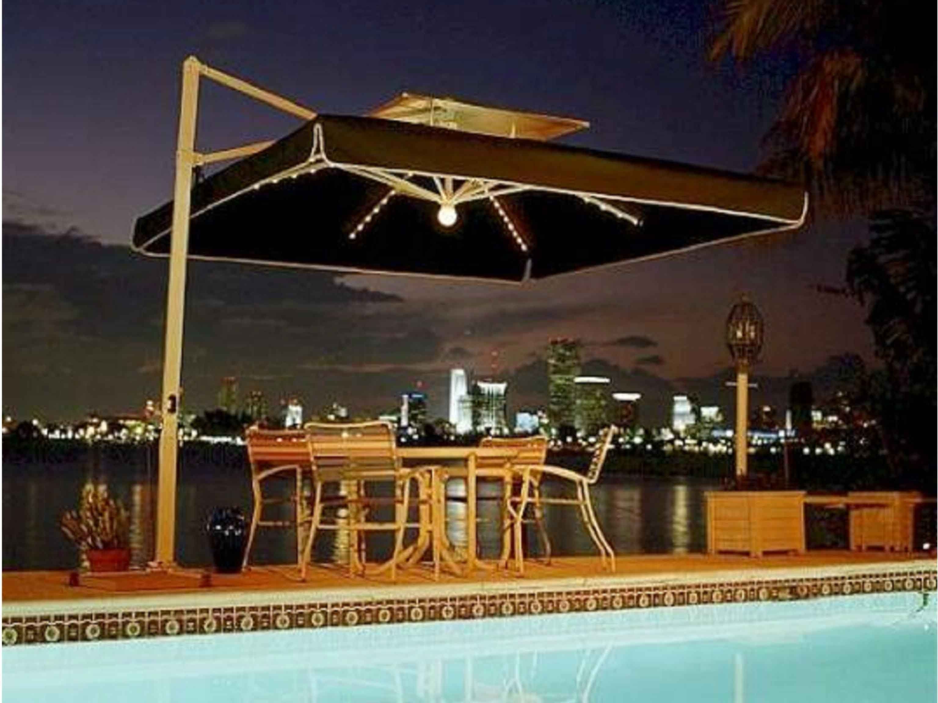 Patio Umbrellas With Led Lights Throughout Preferred Furniture: Patio Umbrellas Home Depot Bedroom Light Bathroom Light (View 12 of 20)