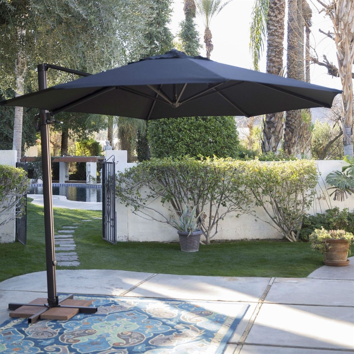 Recent Eclipse Patio Umbrellas Within Commercial Patio Umbrellas Wind Resistant Awesome Eclipse Collection (View 11 of 20)