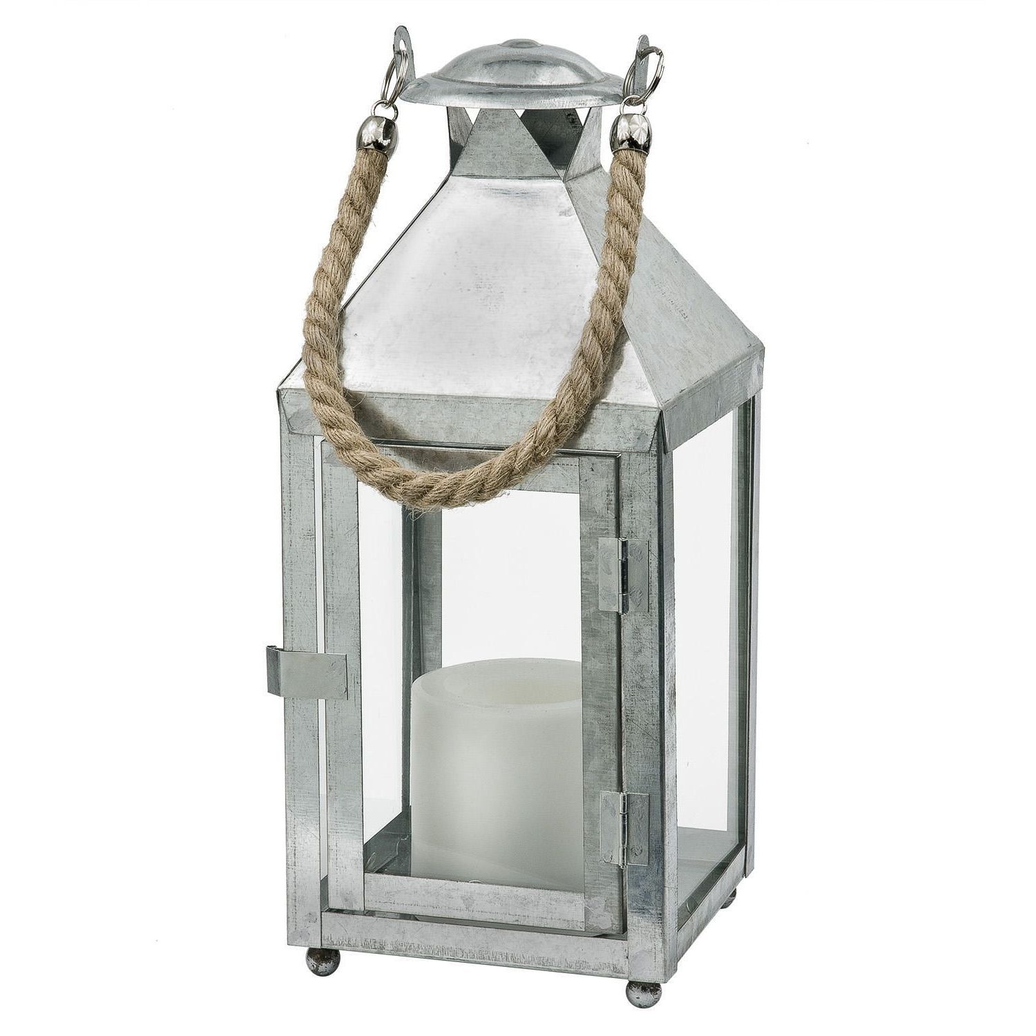 Trendy Walmart Outdoor Lanterns Within Paradise Gl28672mgv Metal Lantern And Flameless Outdoor Candle (View 13 of 20)