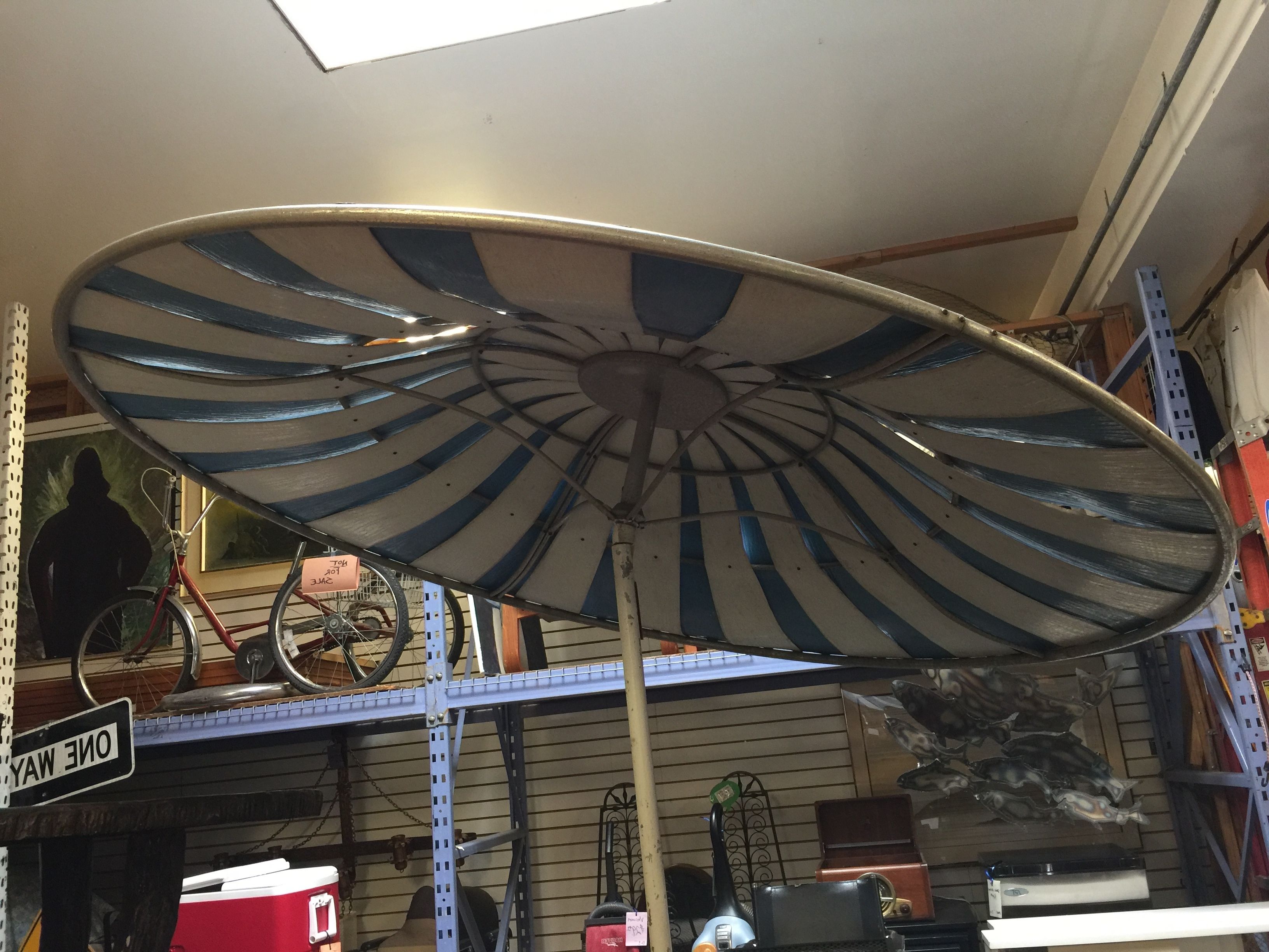 Vintage Patio Umbrellas For Sale For Famous 50's Sundrella Aluminum Patio Umbrella (View 3 of 20)
