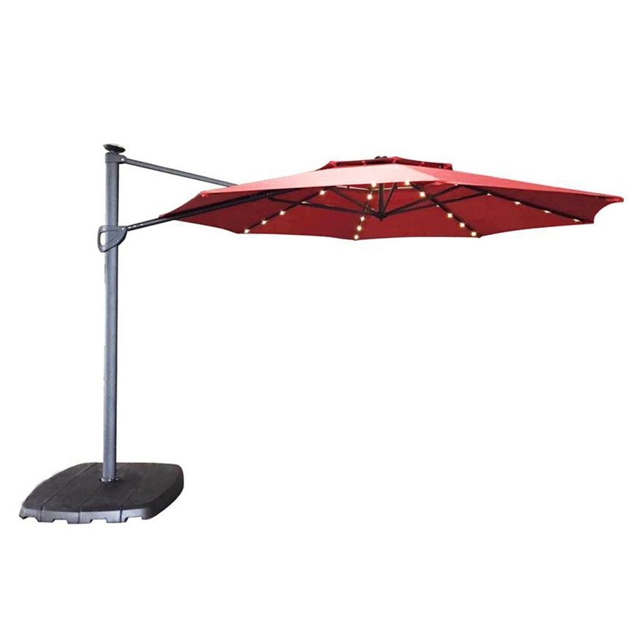 Well Known Lowes Cantilever Patio Umbrellas Throughout Shop Patio Umbrellas At Lowes (View 1 of 20)