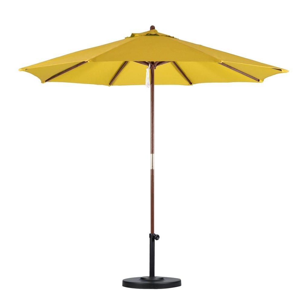 Well Known Yellow Patio Umbrellas Within California Umbrella 9 Ft (View 6 of 20)