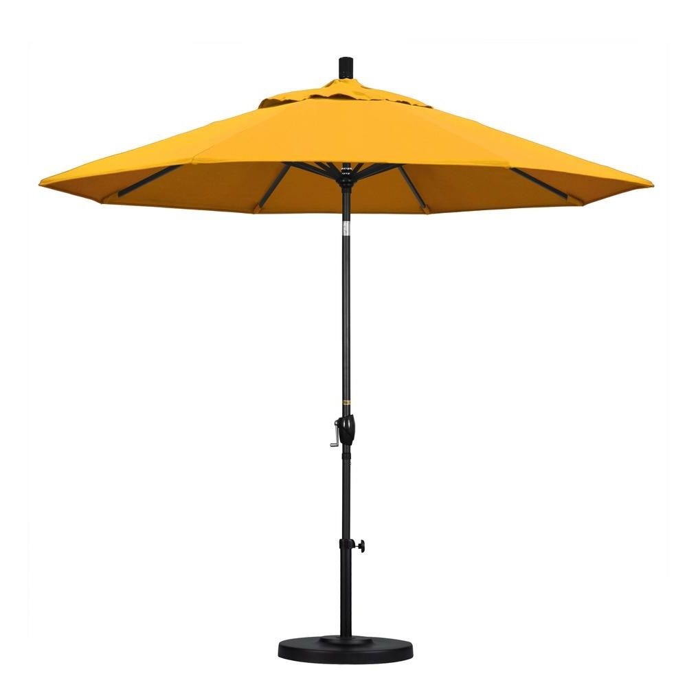 Yellow Patio Umbrellas With Favorite California Umbrella 9 Ft (View 4 of 20)