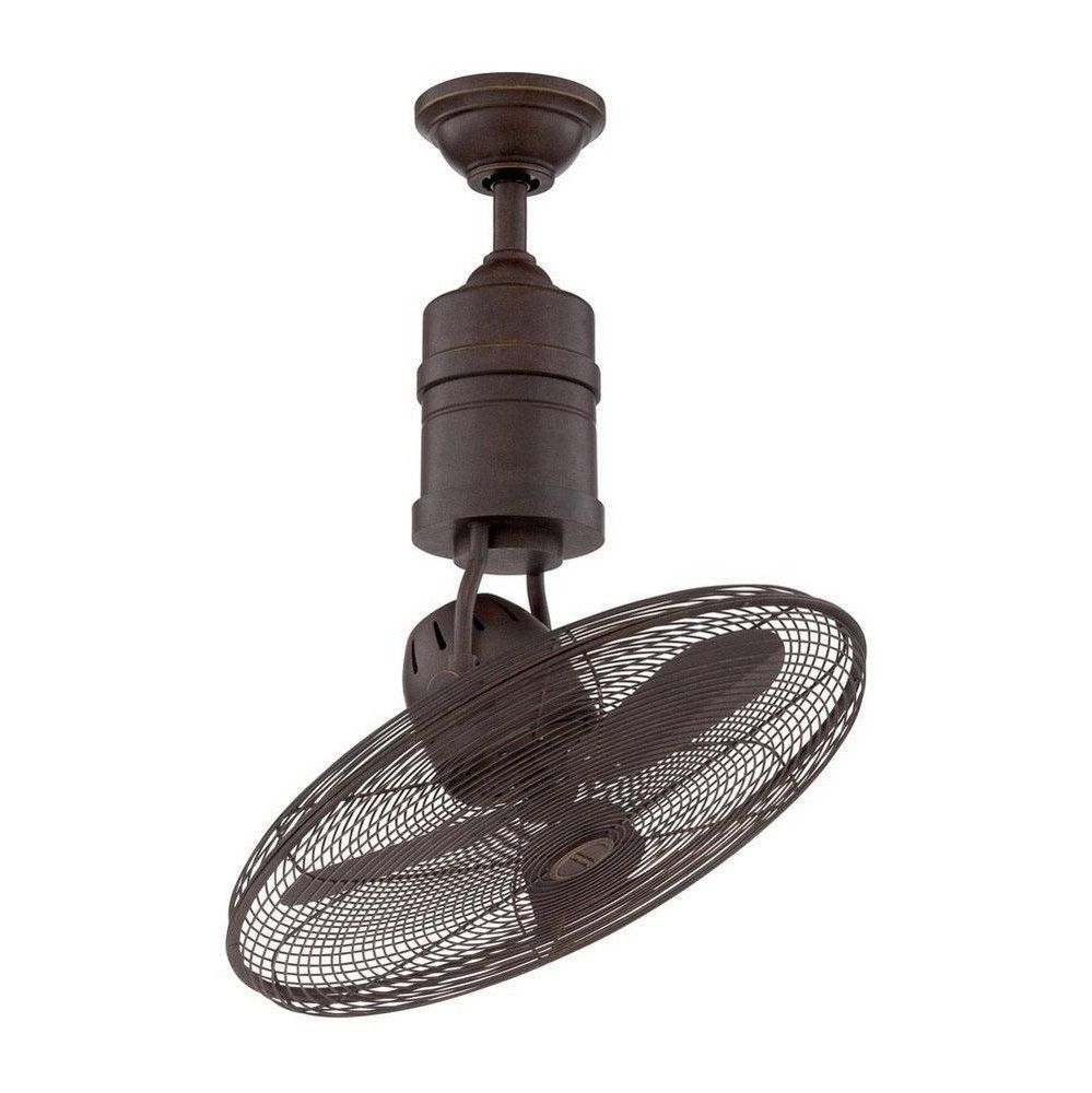 Bellows Iii – 21" Rotating Cage Ceiling Fan (View 1 of 20)