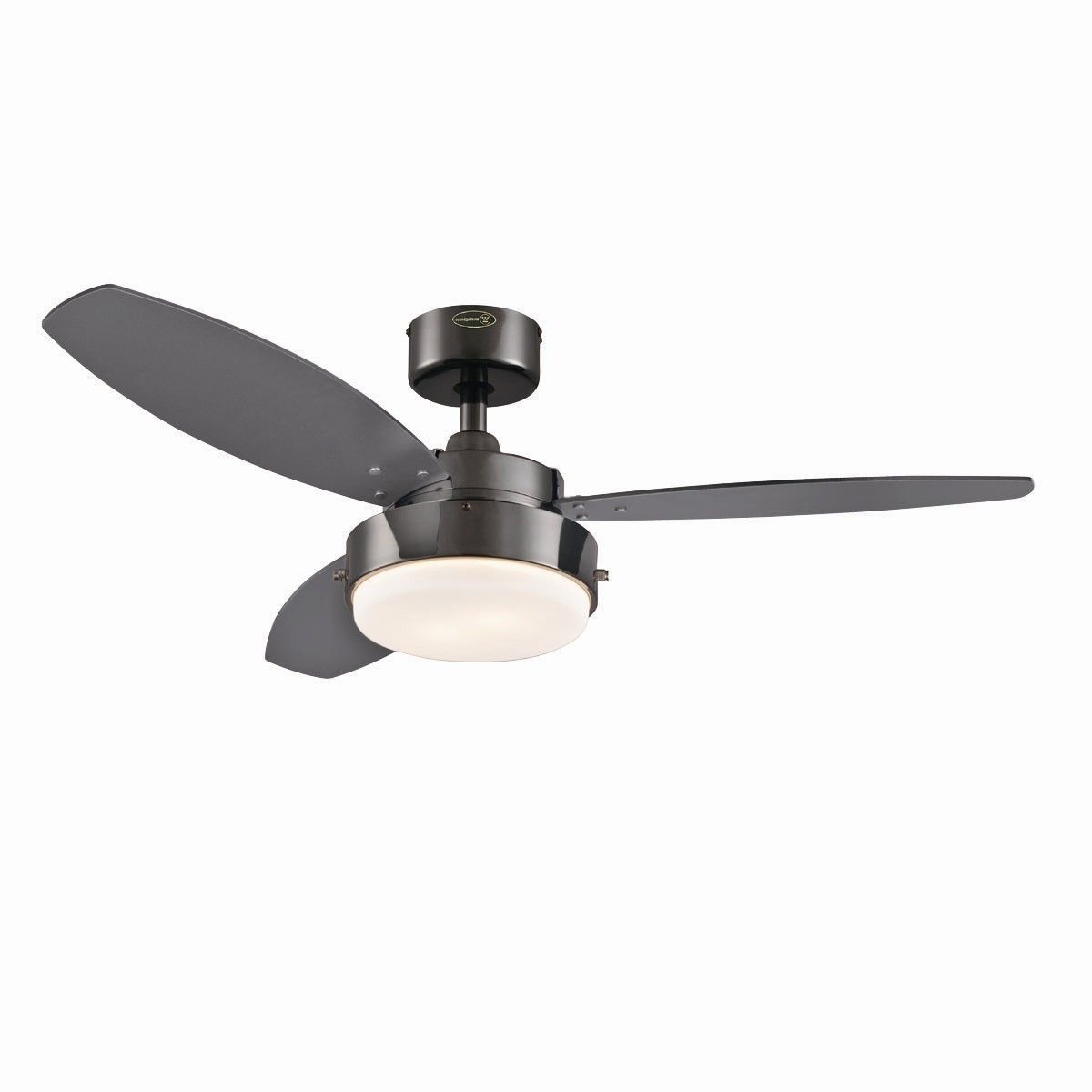 Best And Newest Westinghouse Lighting 42" Alloy 3 Reversible Blade Ceiling Fan Inside Wayfair Outdoor Ceiling Fans With Lights (View 12 of 20)