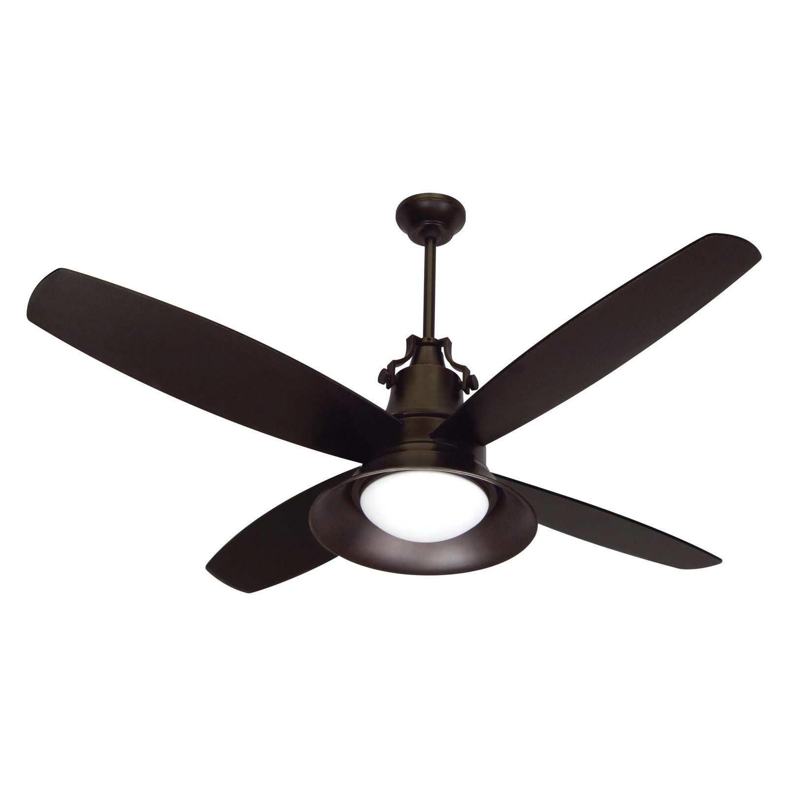 Brown Outdoor Ceiling Fan With Light Within Most Current Craftmade Un52obg Union 52 In (View 11 of 20)